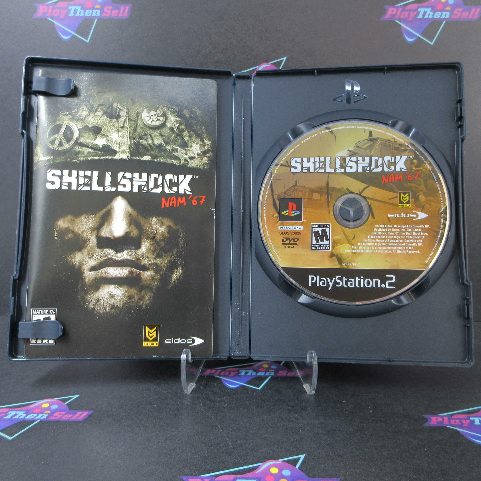 ShellShock Nam 67 PS2 PlayStation 2 + Reg Card Complete - Very Good