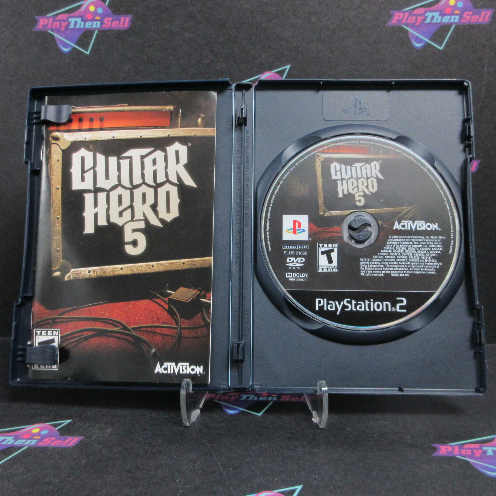 Guitar Hero 5 PS2 PlayStation 2 Complete - Very Good
