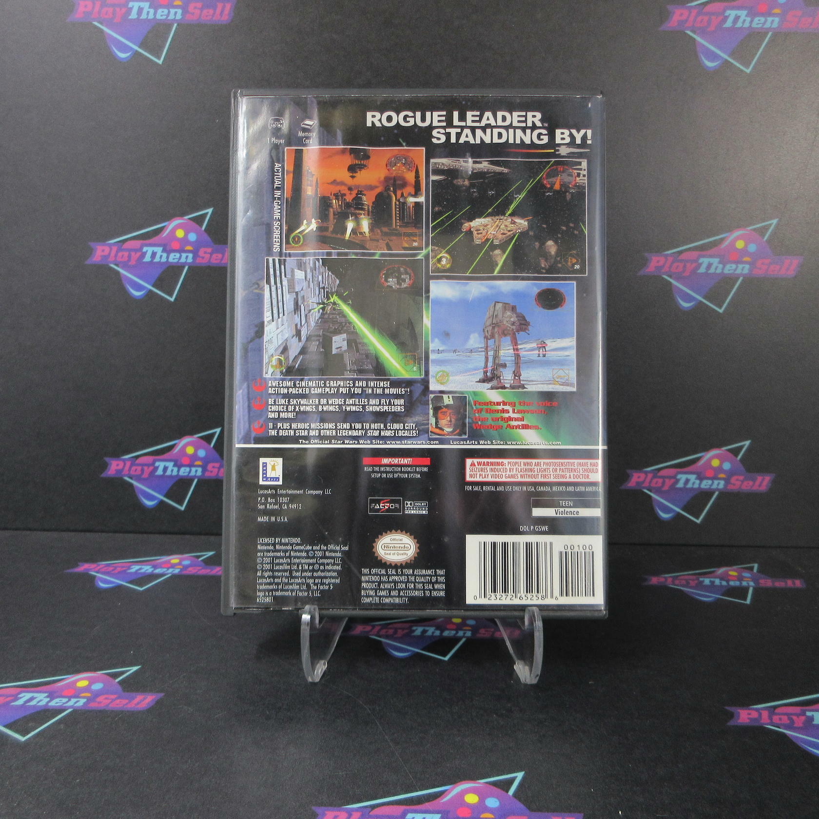 Star Wars Rogue Leader Rogue Squadron II Nintendo GameCube Complete - Very Good