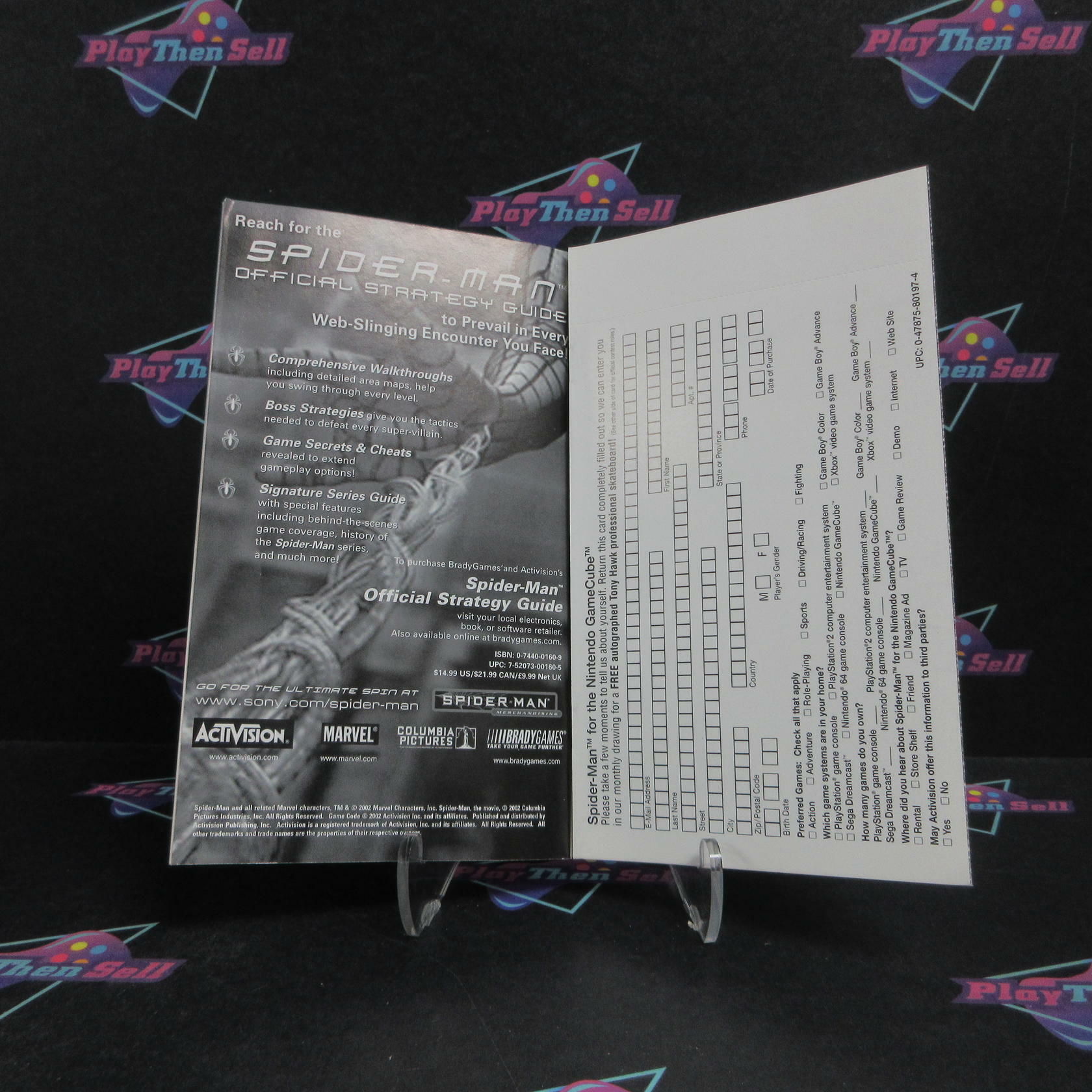 Spider-Man Nintendo GameCube + Reg Card Complete - Very Good