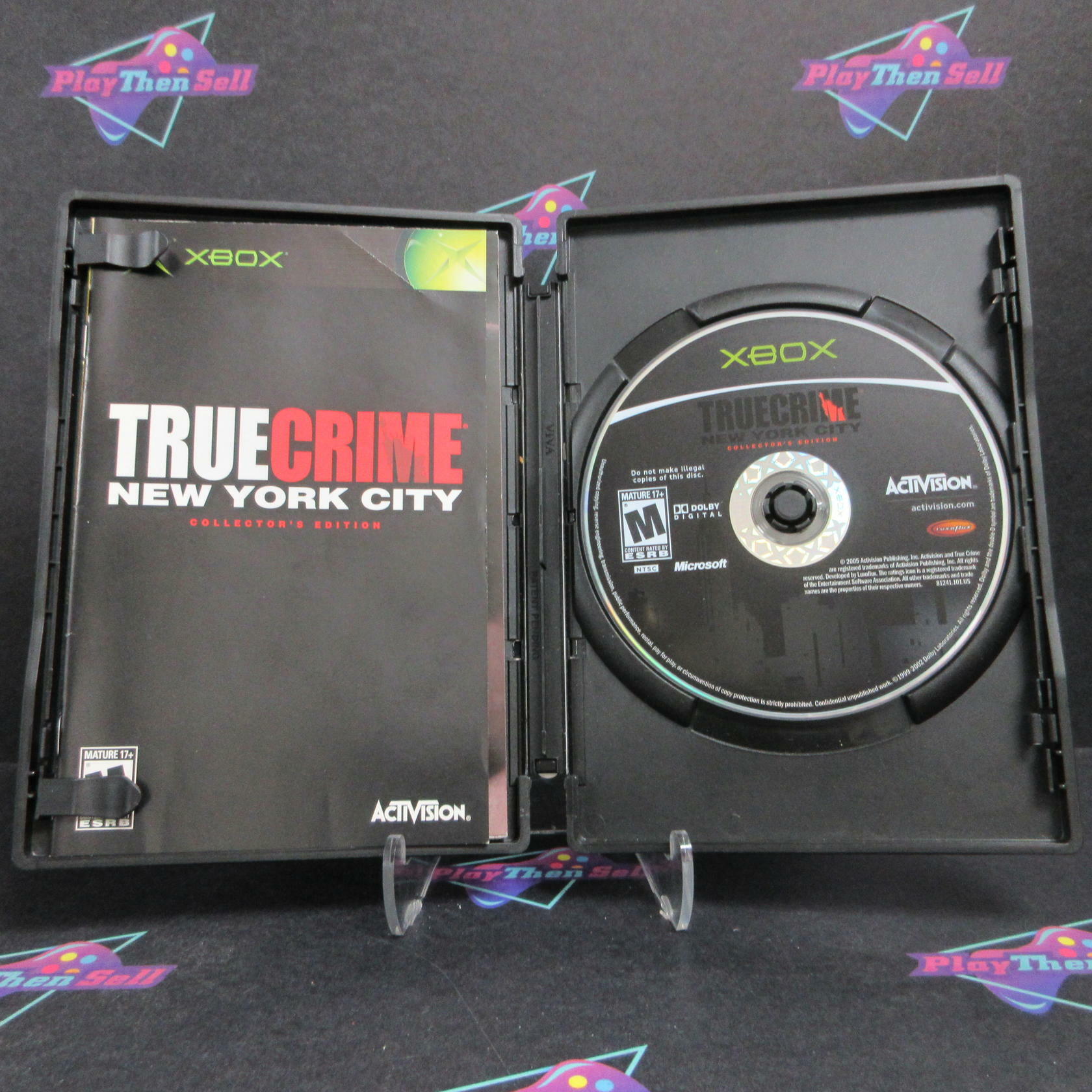 True Crime New York City Limited Edition Xbox + DVD/Map Complete - Refurbished