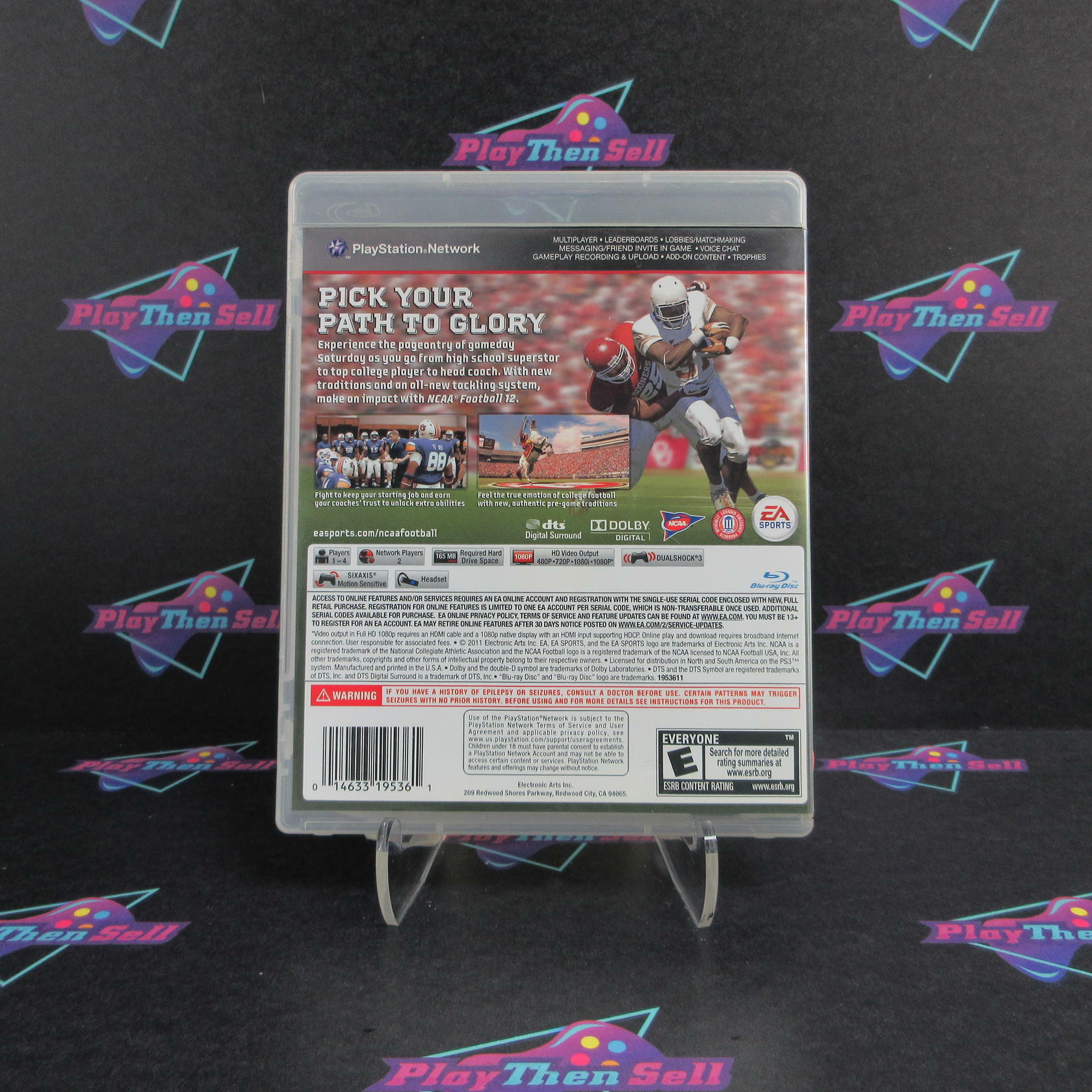 NCAA Football 12 PS3 PlayStation 3 Complete - Very Good