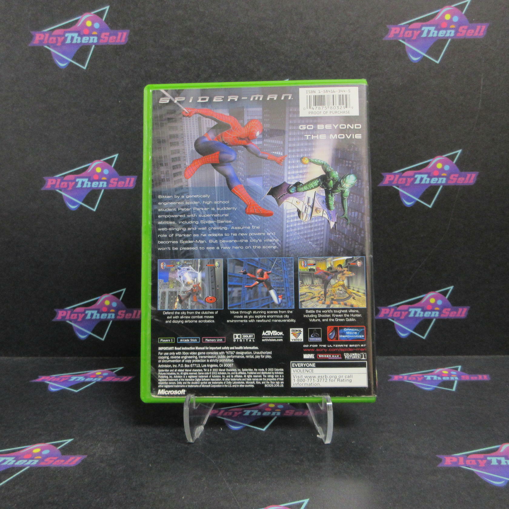 Spider-Man Xbox + Reg Card Complete - Very Good