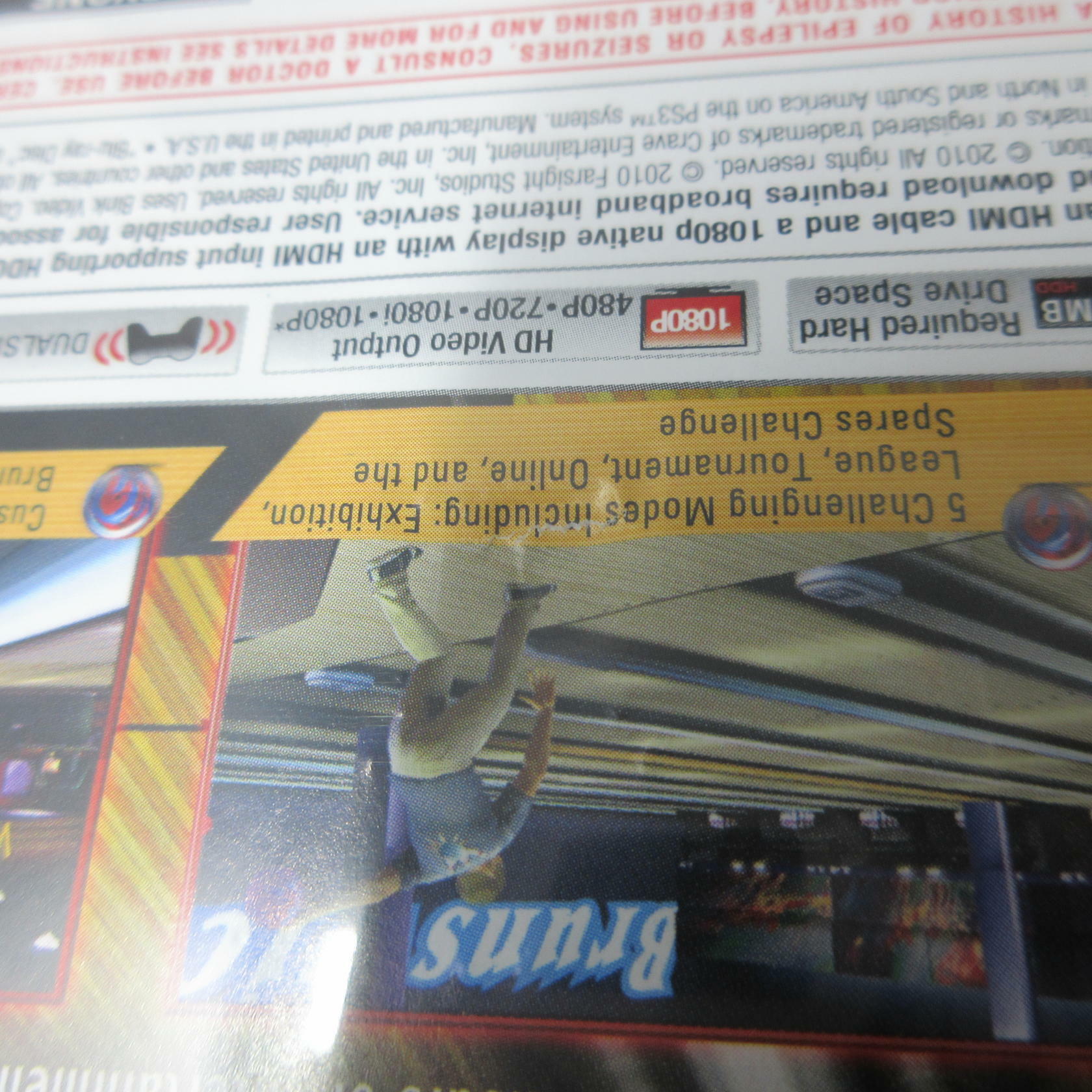 Brunswick Pro Bowling PS3 PlayStation 3 Complete - Very Good