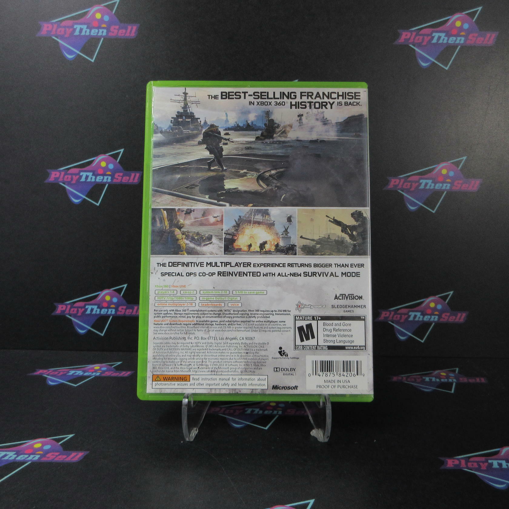 Call of Duty Modern Warfare 3 Xbox 360 Complete - Very Good