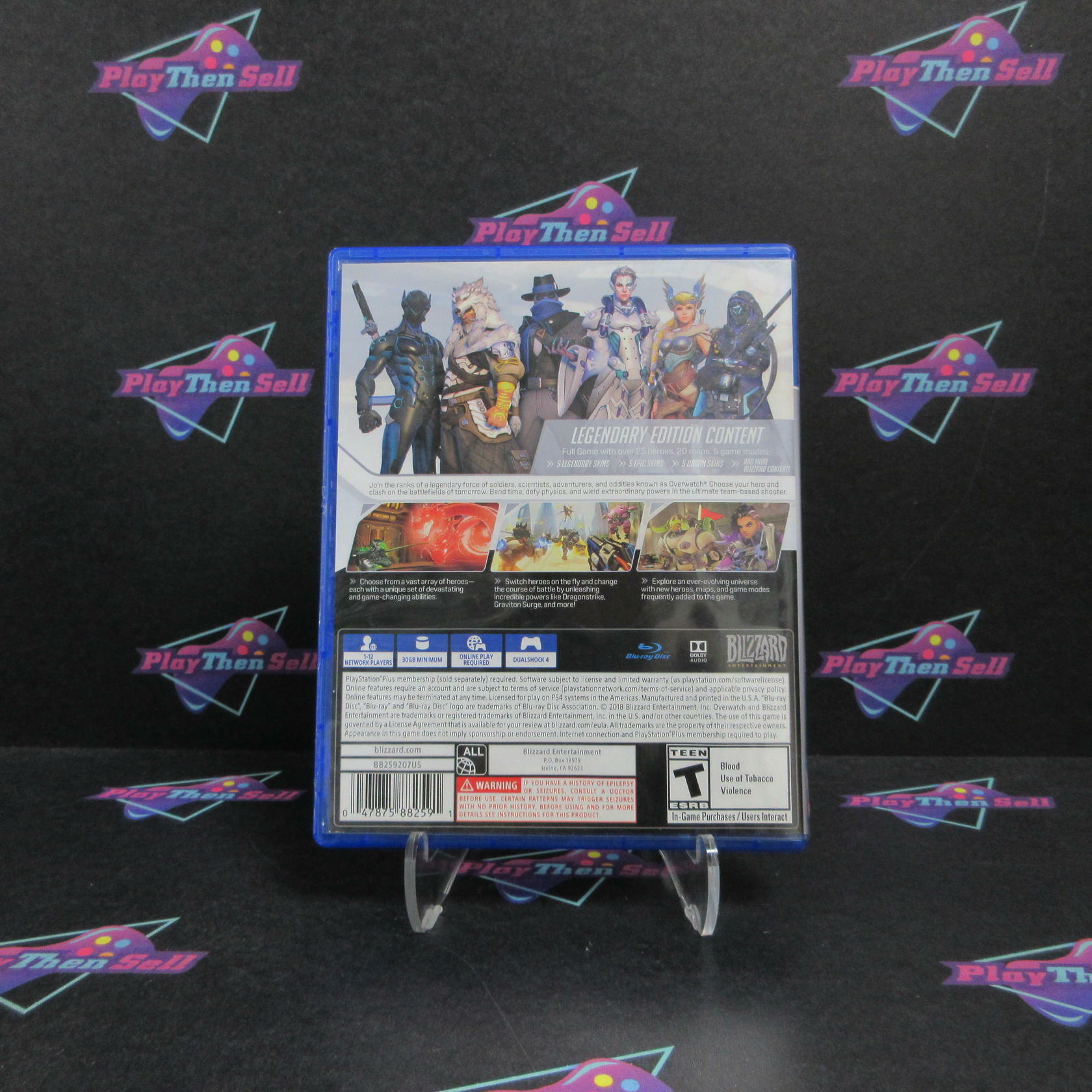 Overwatch Legendary Edition PS4 PlayStation 4 Complete - Very Good