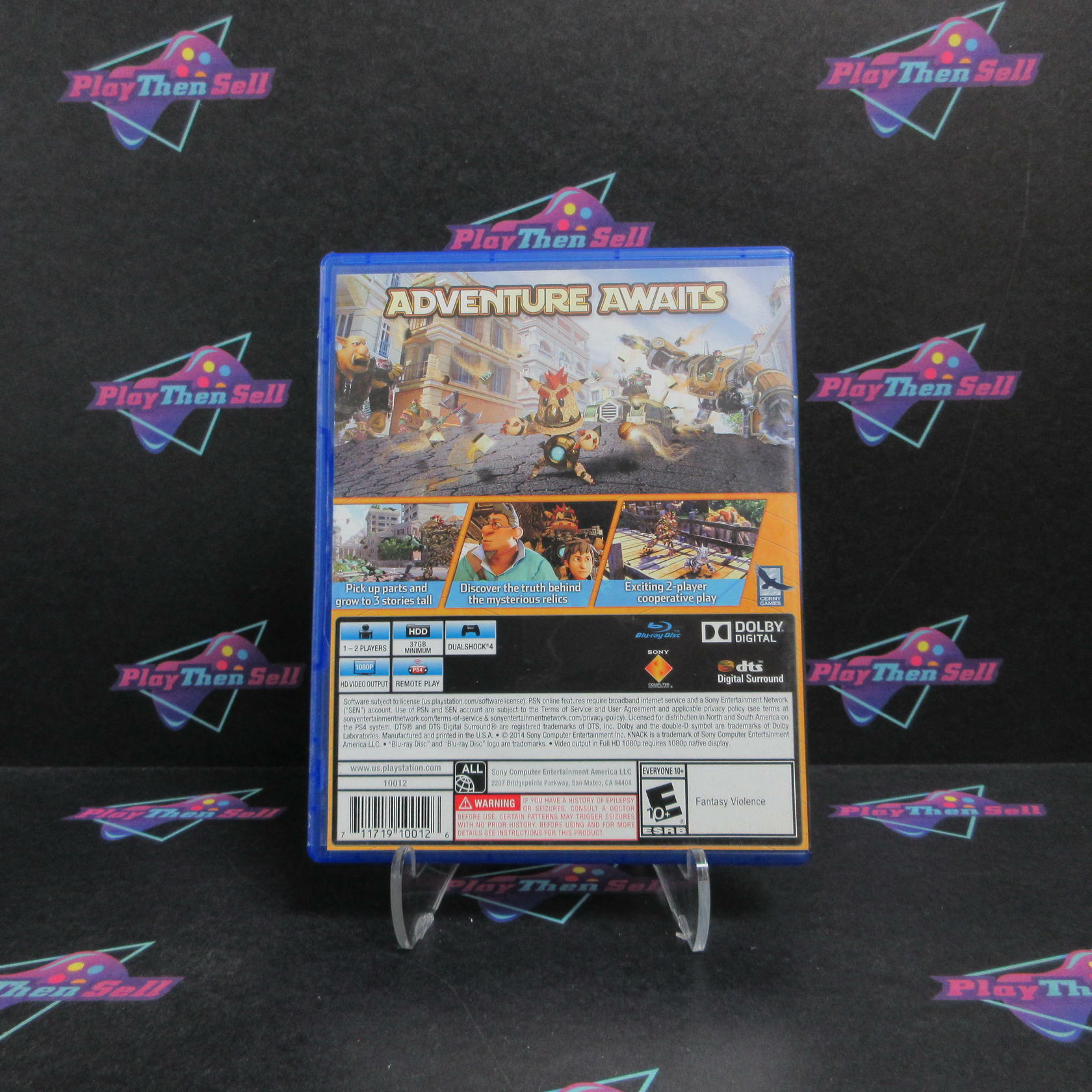 Knack PS4 PlayStation 4 Complete - Very Good