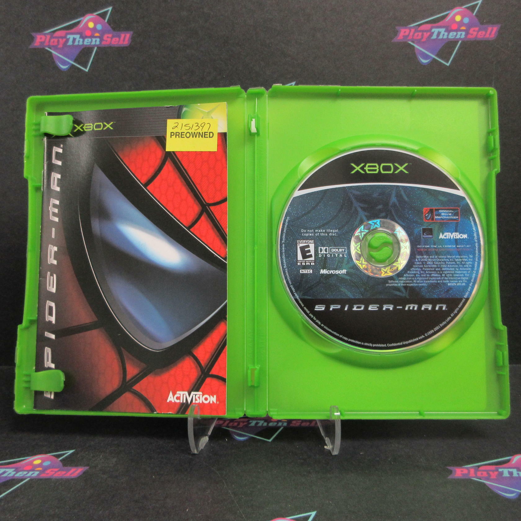 Spider-Man Xbox + Reg Card Complete - Very Good