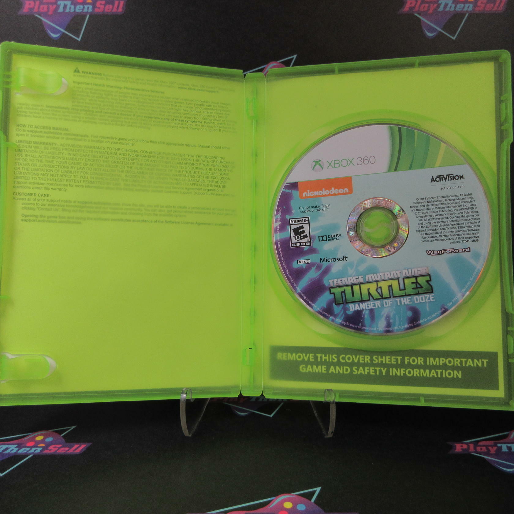 Teenage Mutant Ninja Turtles Danger of the Ooze Xbox 360 Complete - Very Good