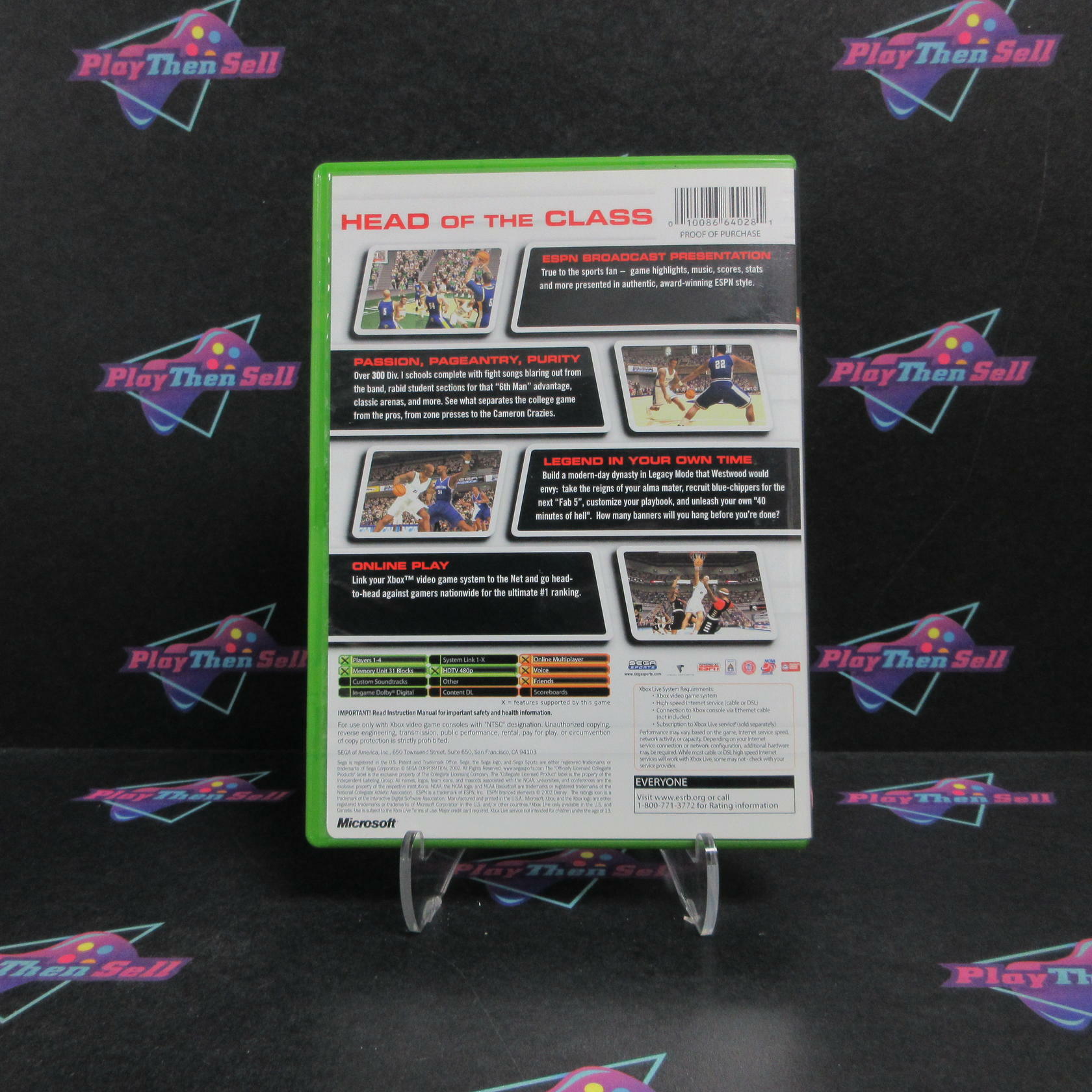 NCAA College Basketball 2K3 Xbox Complete - Very Good