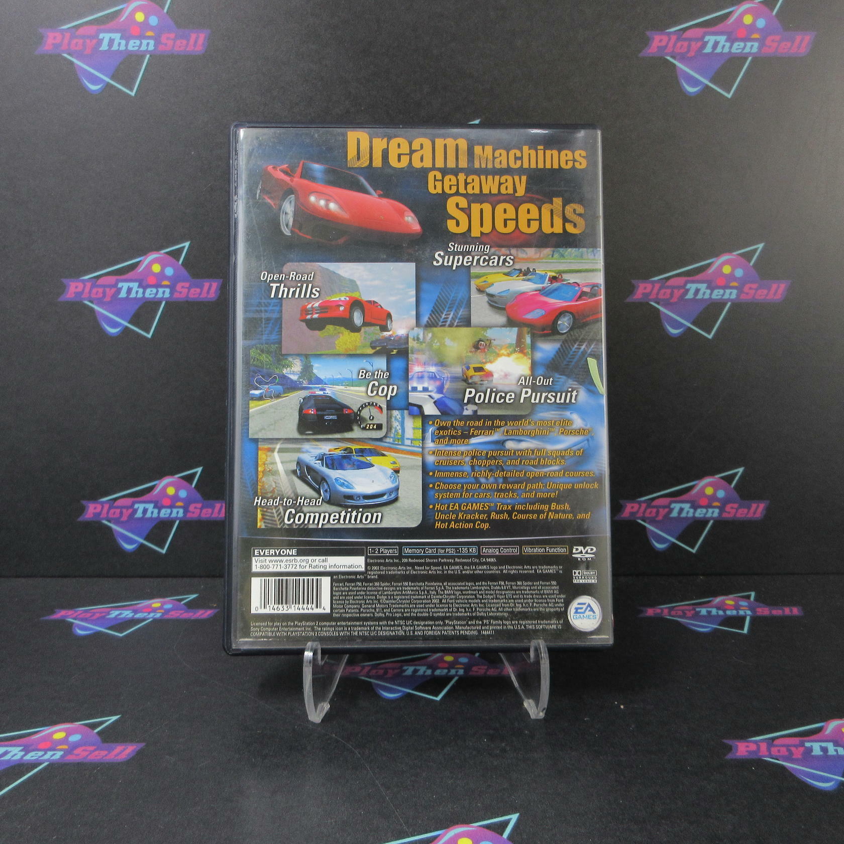 Need for Speed Hot Pursuit 2 PS2 PlayStation 2 Complete - Very Good