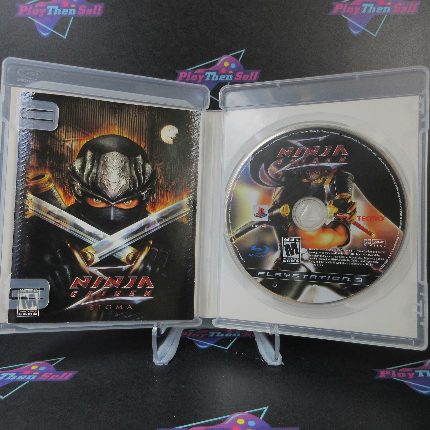 Ninja Gaiden Sigma PS3 PlayStation 3 + Reg Card Complete - Very Good
