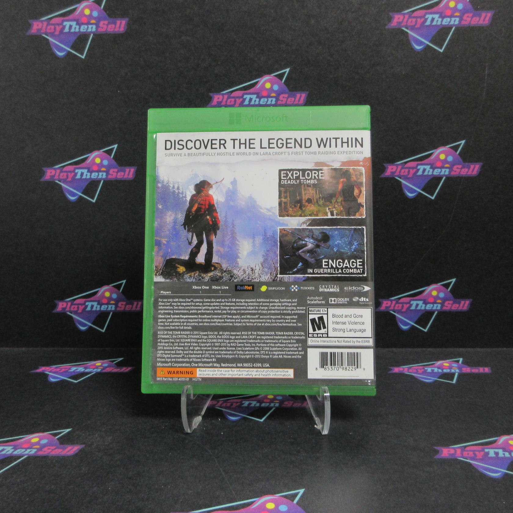 Rise of the Tomb Raider Xbox One Complete - Refurbished