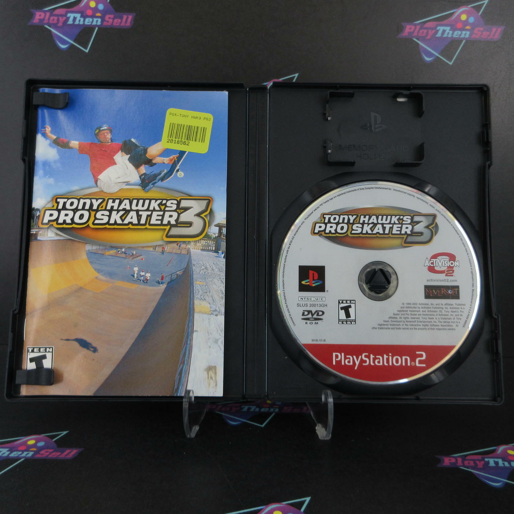 Tony Hawk's Pro Skater 3 PS2 PlayStation 2 GH + Reg Complete - Very Good