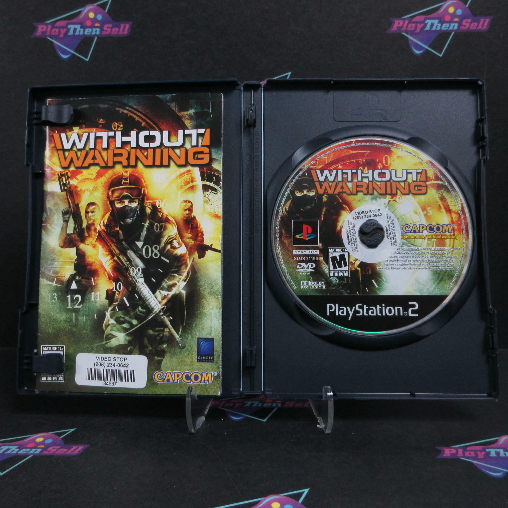 Without Warning PS2 PlayStation 2 Complete - Very Good