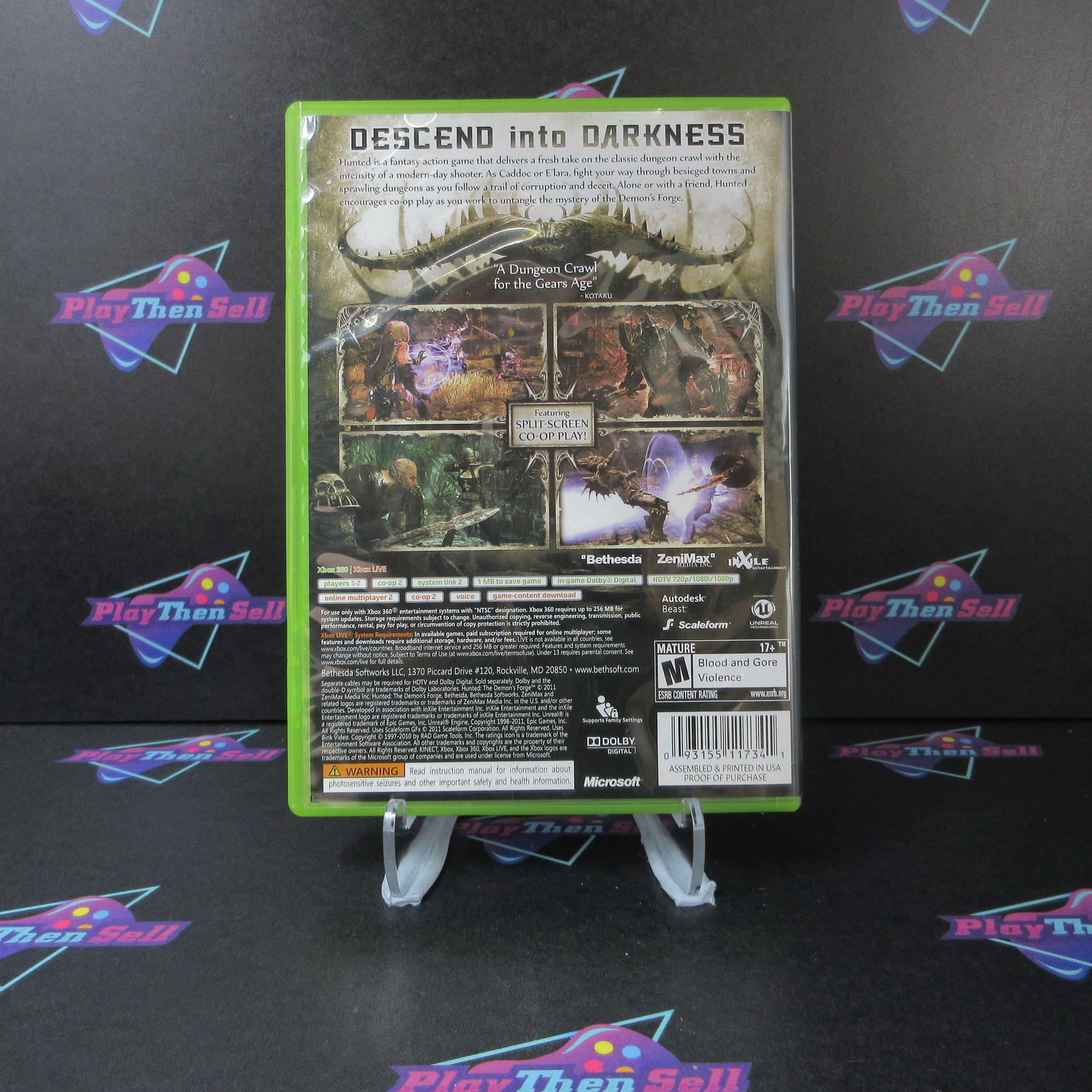 Hunted The Demon's Forge Xbox 360 Complete - Excellent