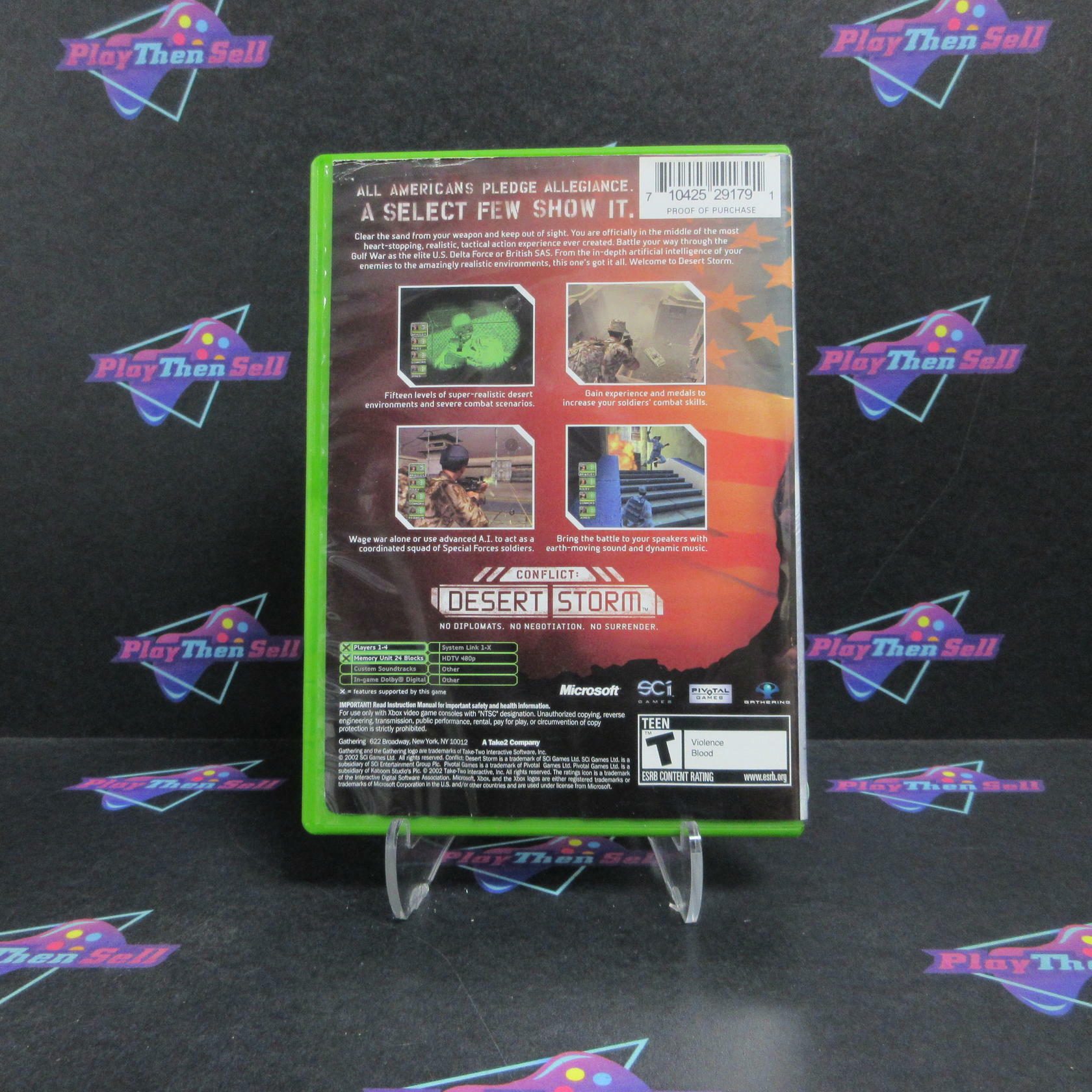 Conflict Desert Storm Xbox PH - Very Good