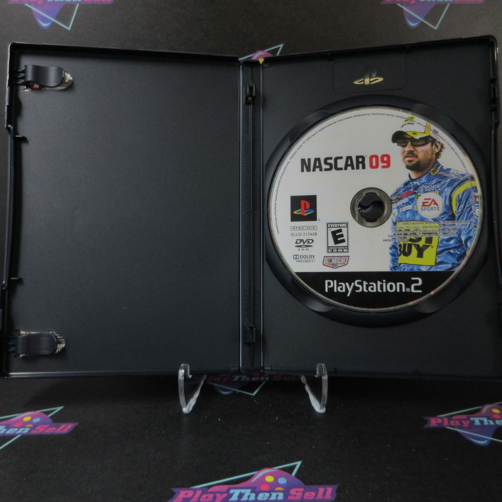Nascar 09 PS2 PlayStation 2 Elliot Sadler Cover - Very Good