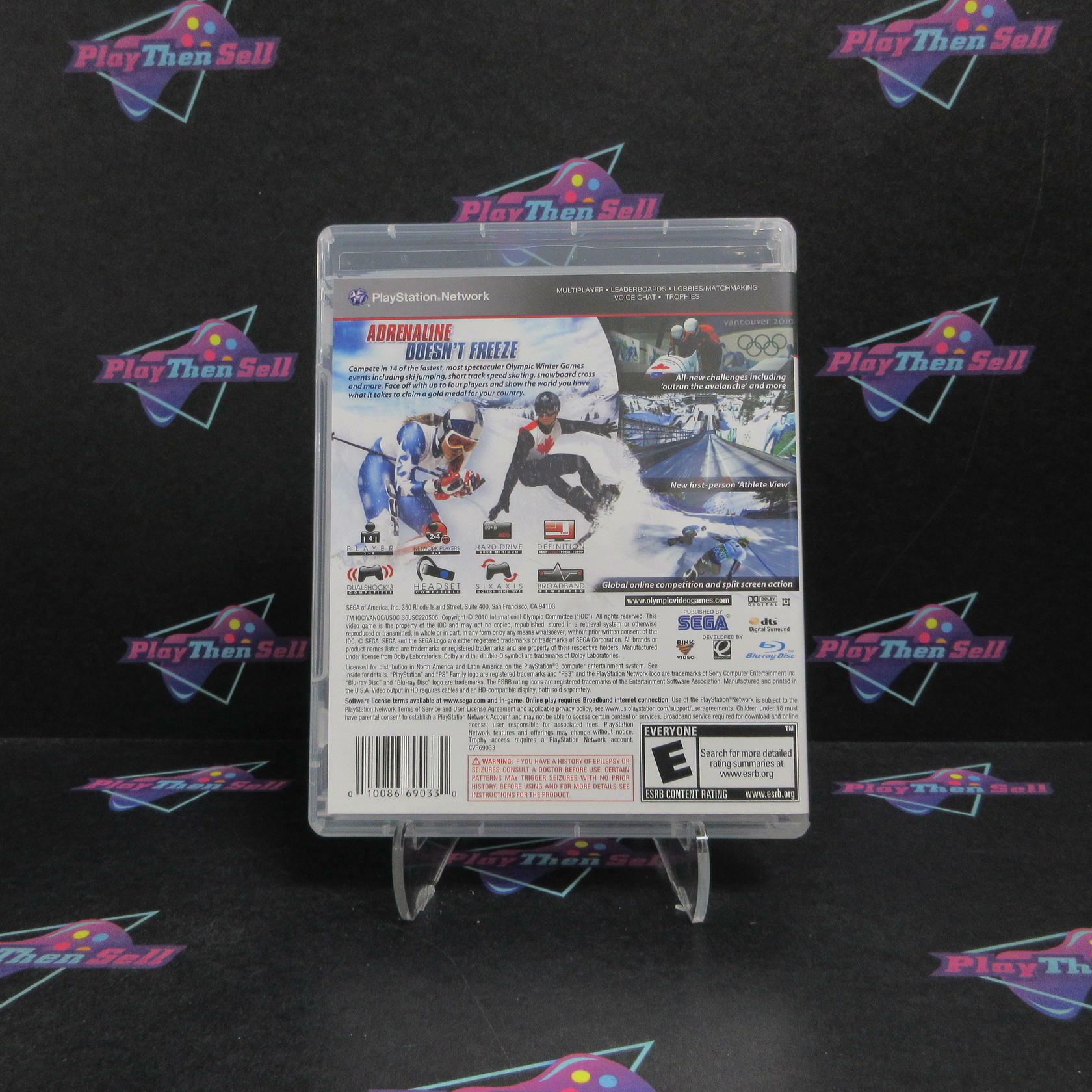 Vancouver 2010 Olympic Winter Games PS3 PlayStation 3 Complete - Excellent