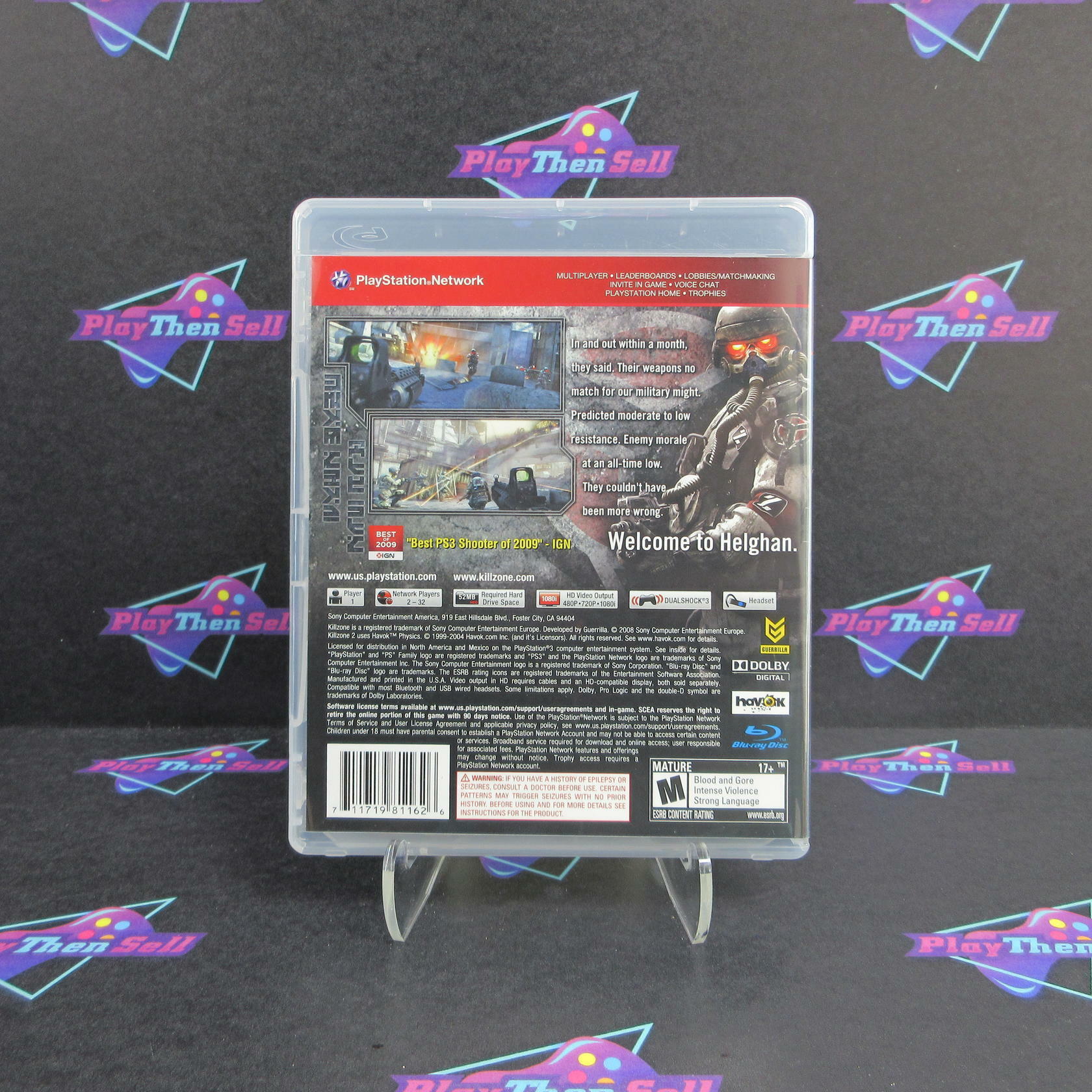 Killzone 2 PS3 PlayStation 3 GH Complete - Excellent
