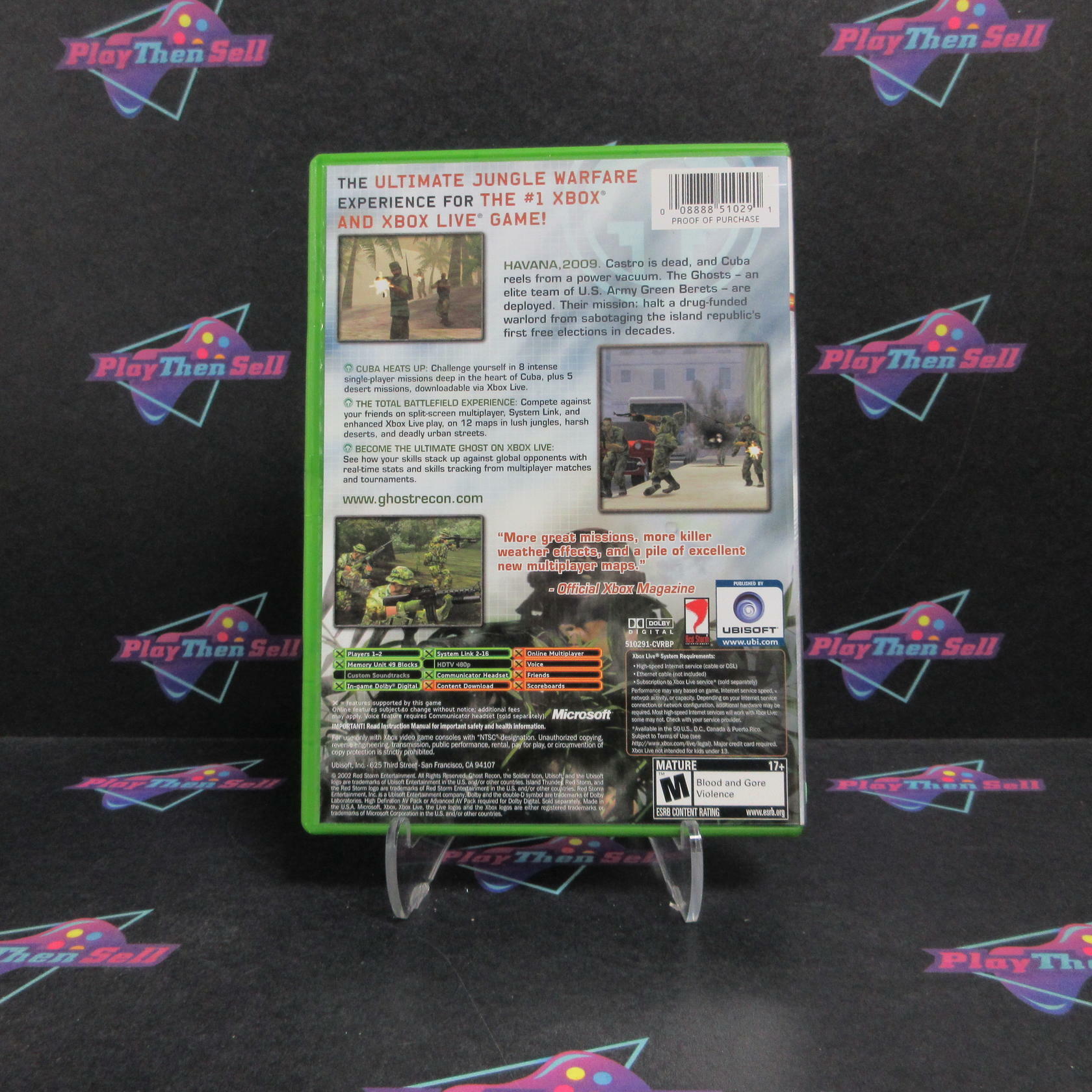 Tom Clancy's Ghost Recon Island Thunder Xbox PH - Very Good