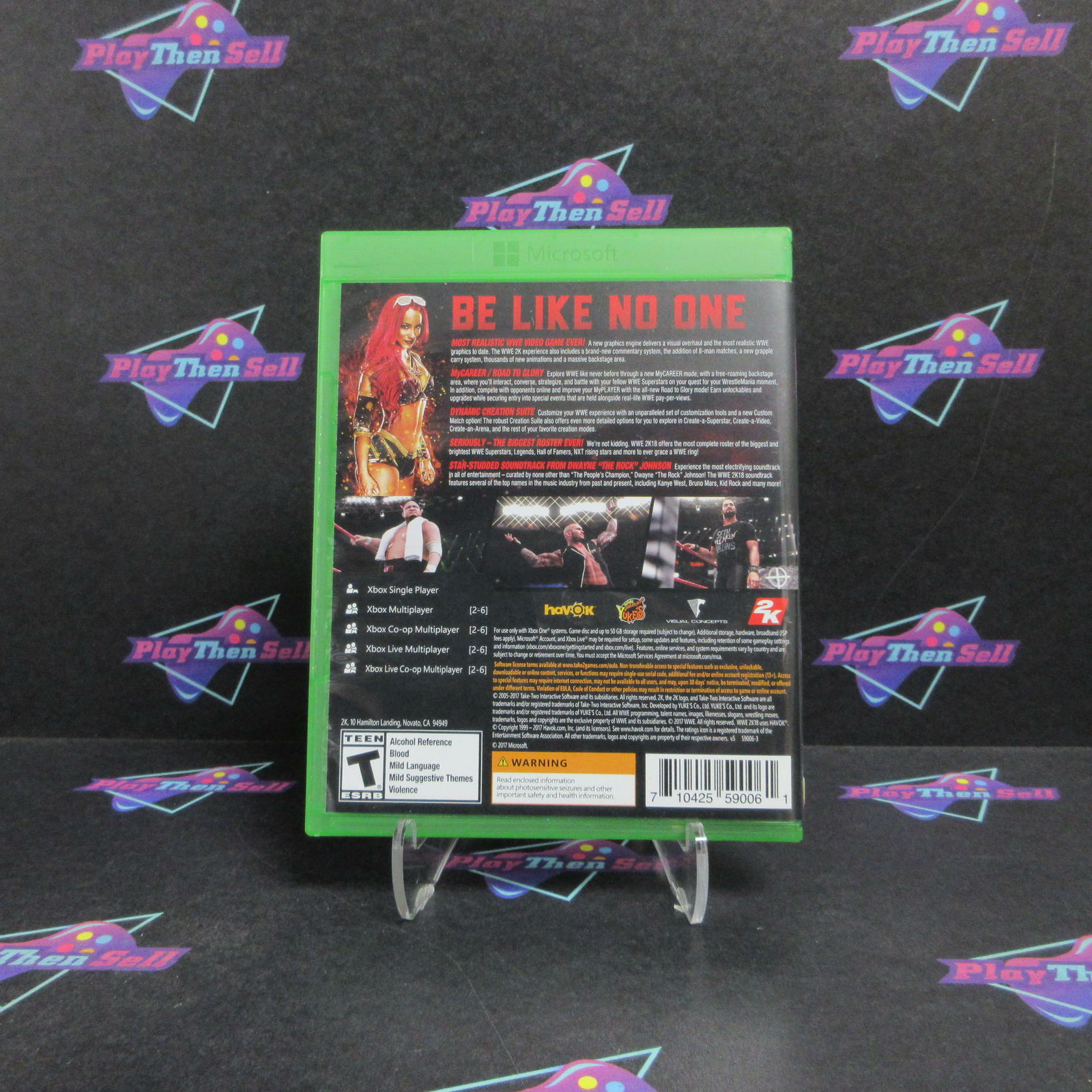 WWE 2K18 Deluxe Edition Xbox One Complete - Refurbished