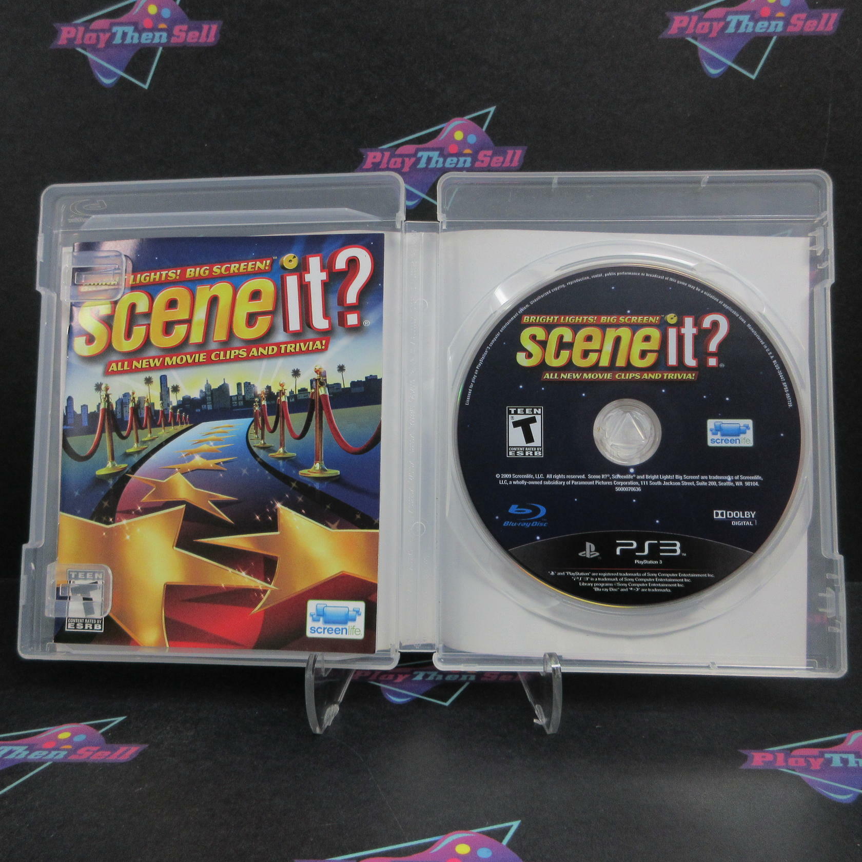 Scene It? Bright Lights! Big Screen! PS3 PlayStation 3 Complete - Very Good