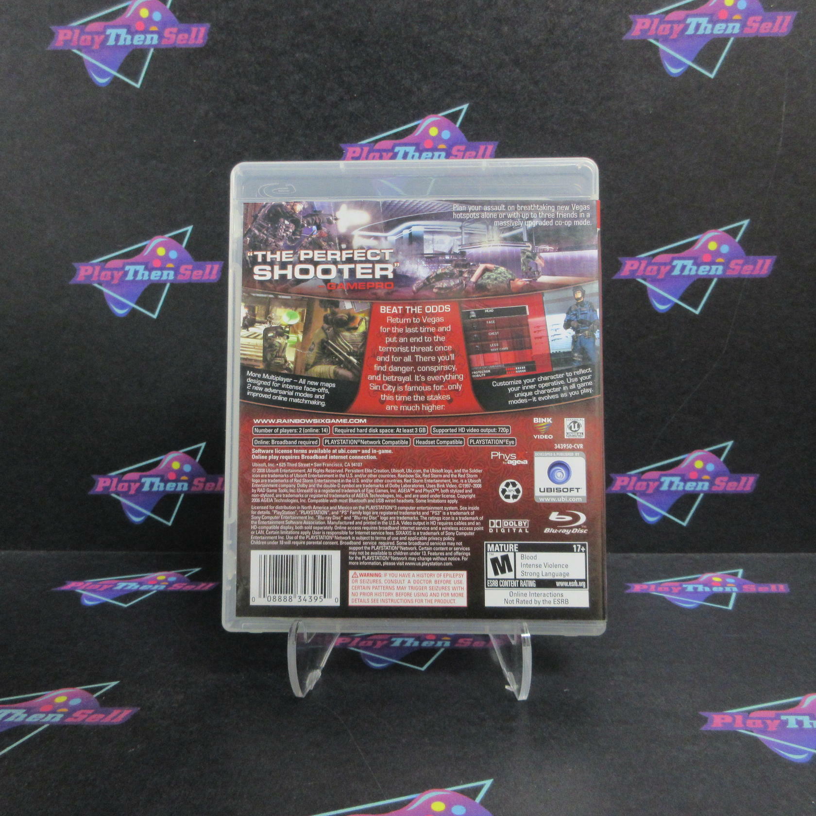 Tom Clancy's Rainbow Six Vegas 2 PS3 PlayStation 3 Complete - Very Good