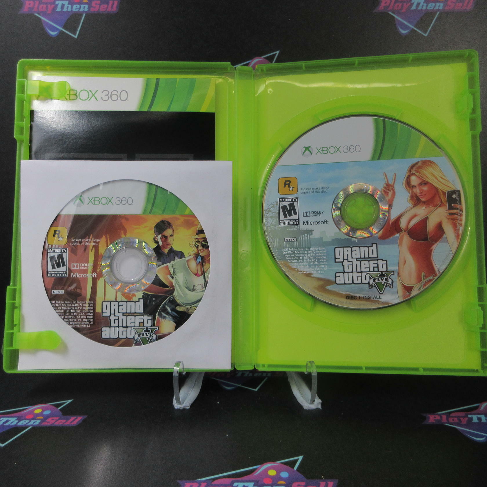 Grand Theft Auto V Xbox 360 + Map Complete - Very Good