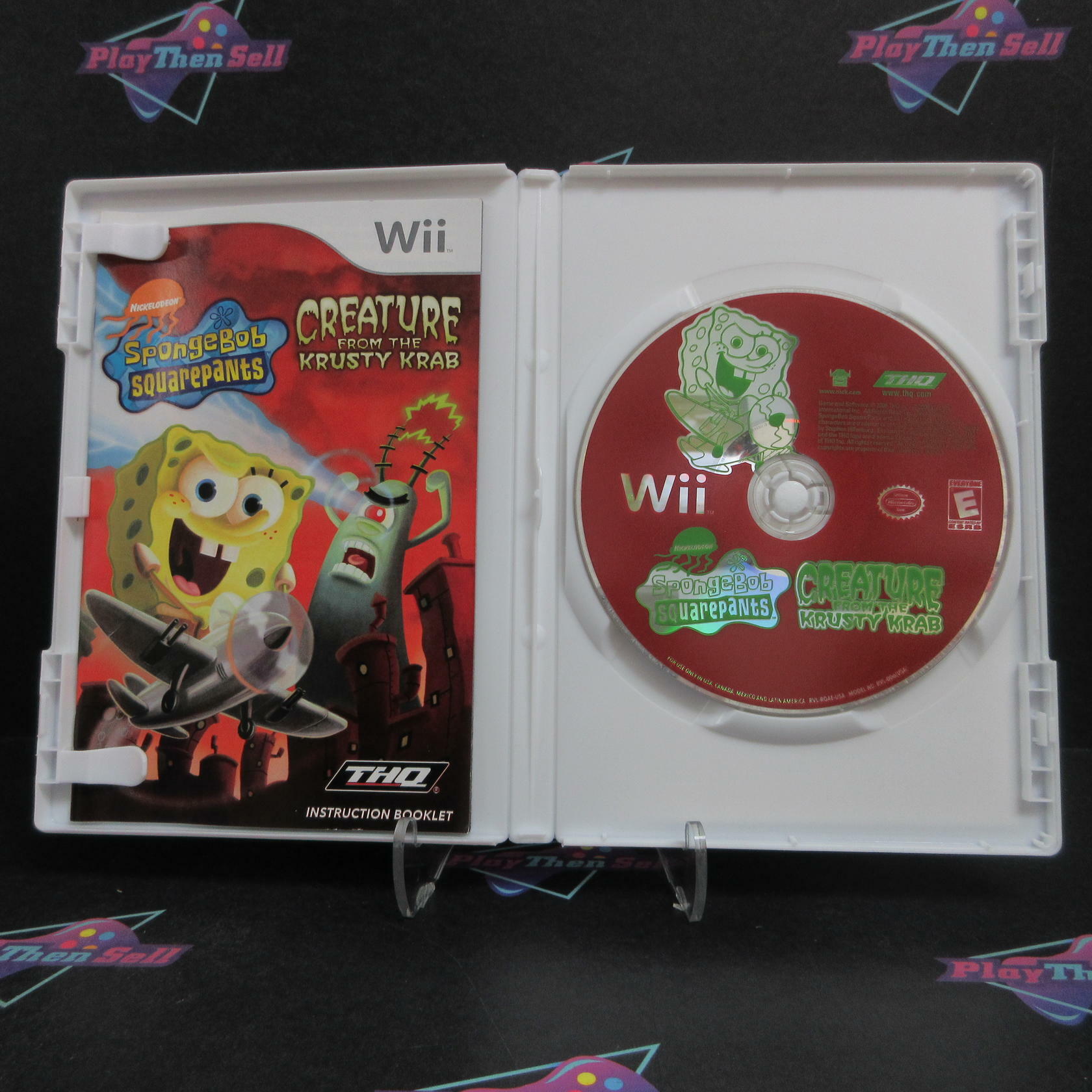 SpongeBob SquarePants Creature from the Krusty Krab Nintendo Wii CIB - Refurbished