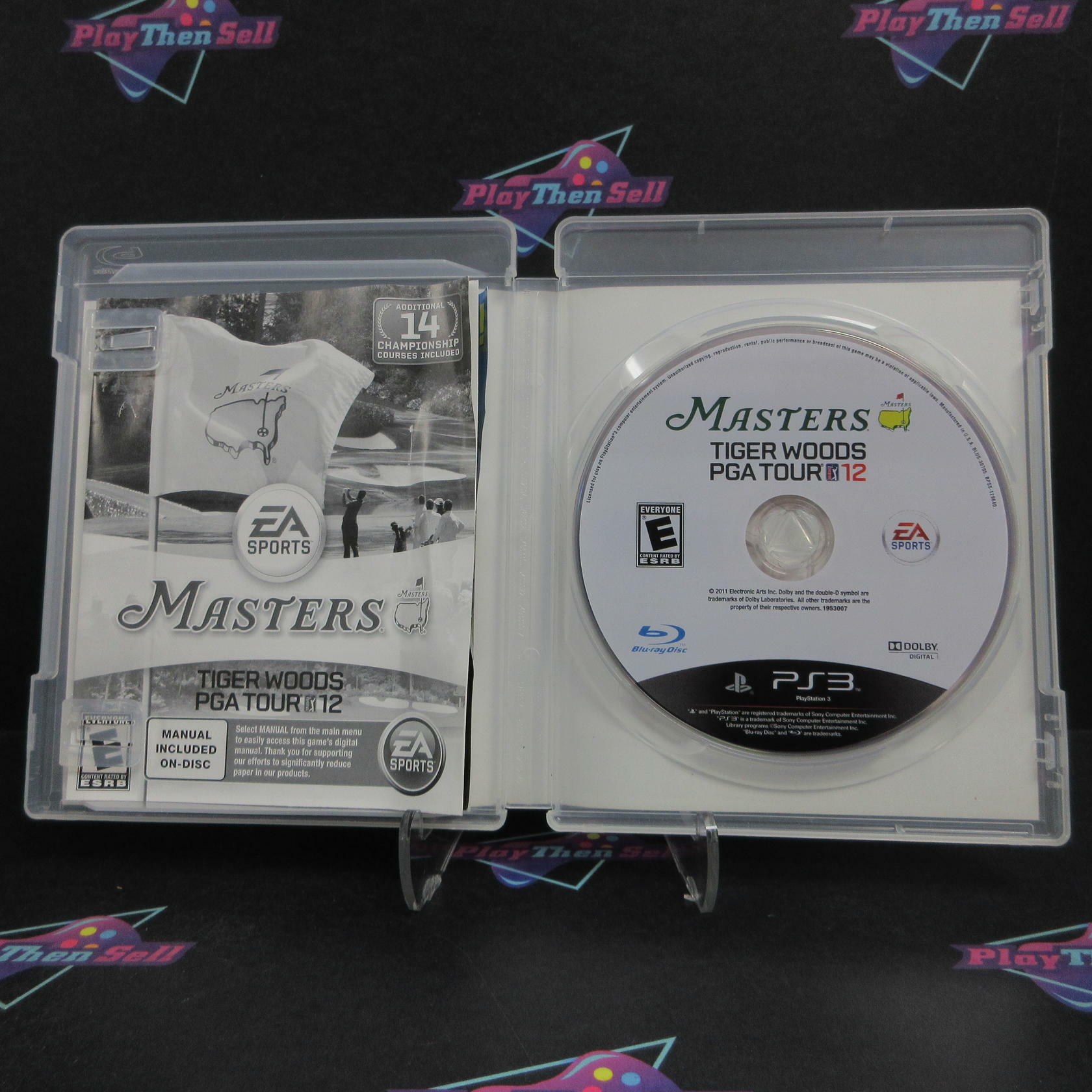 Tiger Woods PGA TOUR 12 The Masters PS3 PlayStation 3 Complete - Very Good