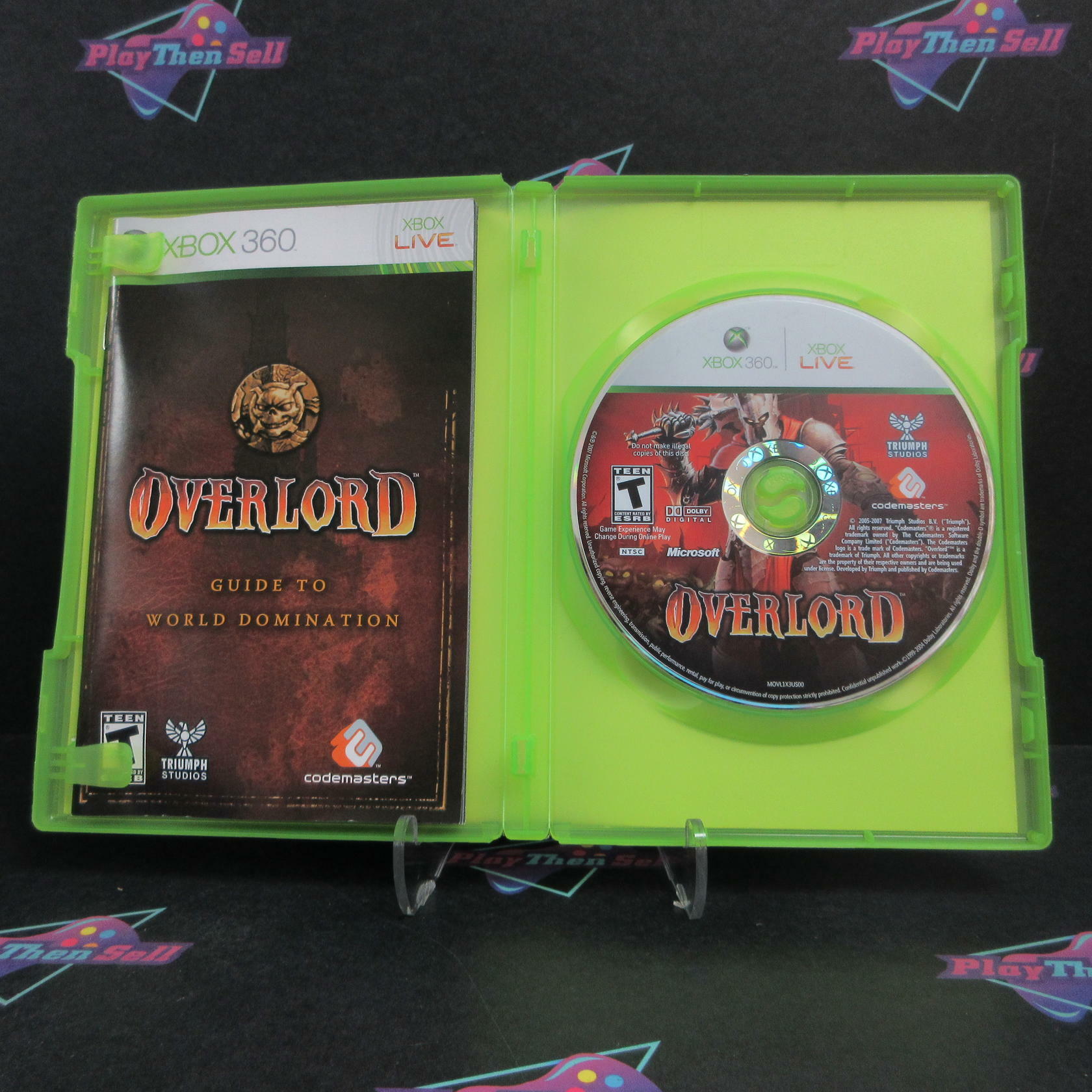 Overlord Xbox 360 + Poster Complete - Excellent