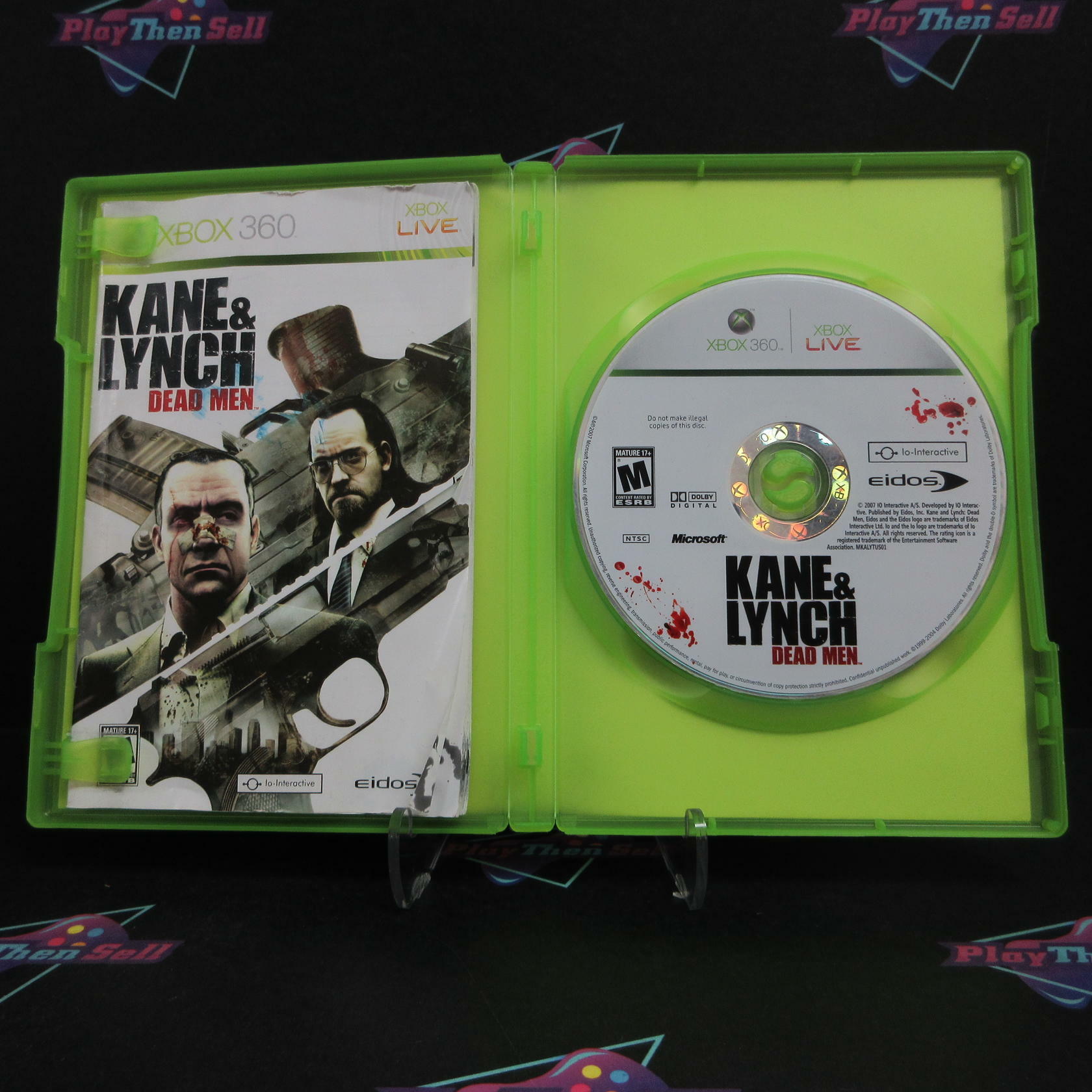 Kane & Lynch Dead Men Xbox 360 Complete - Very Good