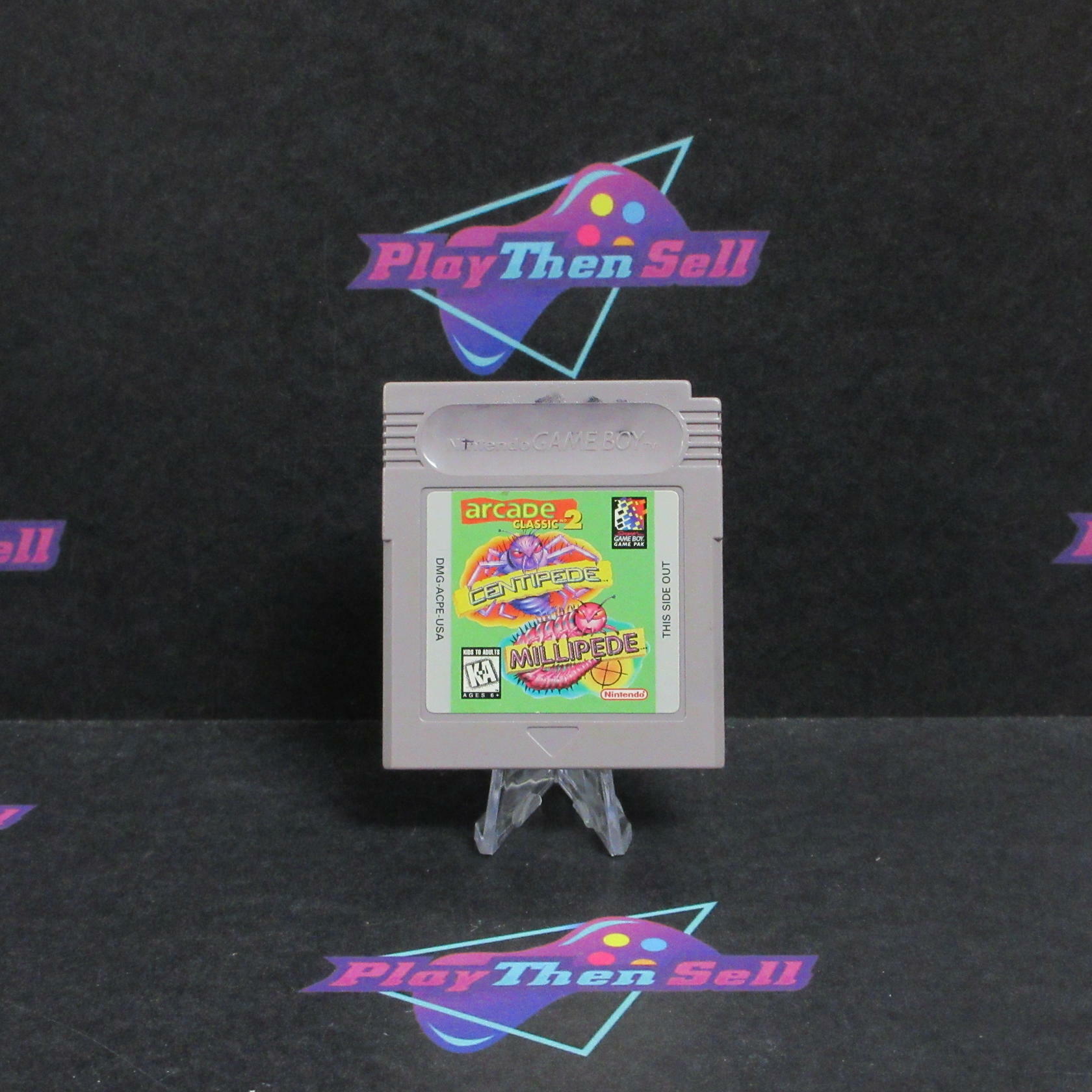 Arcade Classic 2 Centipede/Millipede Nintendo Game Boy Cart / Tested - Very Good