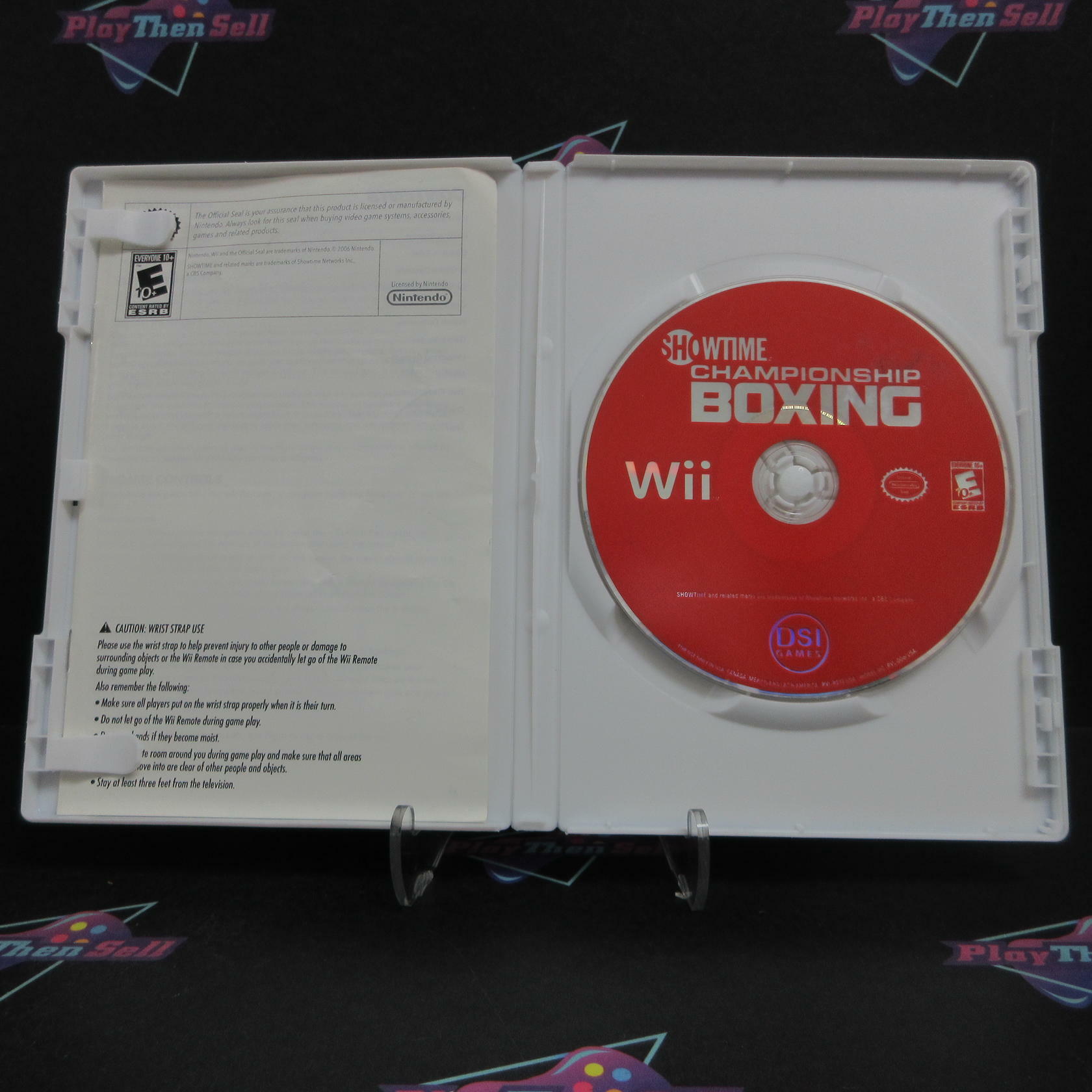 Showtime Championship Boxing Nintendo Wii Complete - Very Good