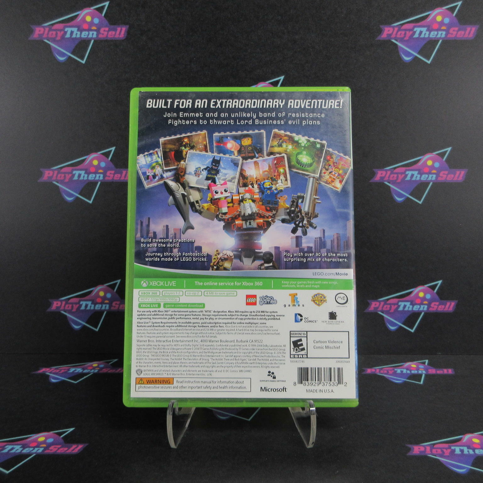 The LEGO Movie VideoGame Xbox 360 Complete - Very Good