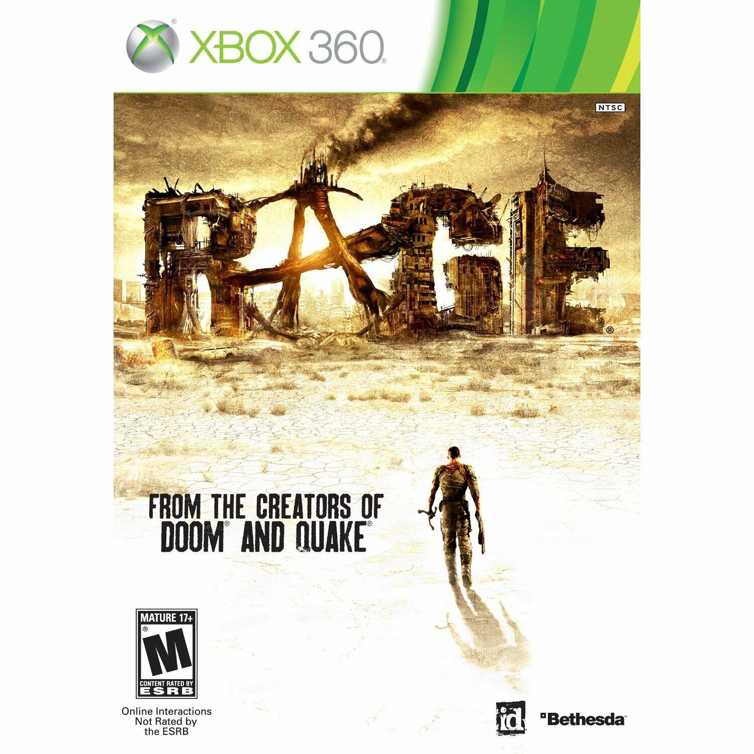 Rage Anarchy Edition Xbox 360 + Sleeve Complete - Excellent