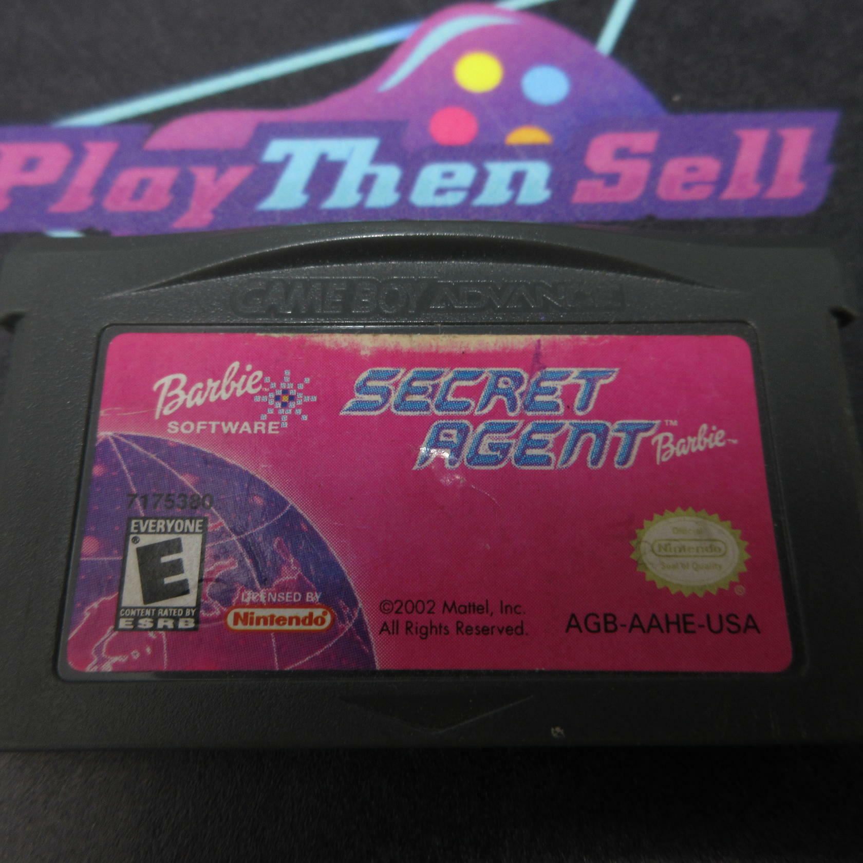 Secret Agent Barbie GBA Gameboy Advance Cartridge / Tested - Very Good