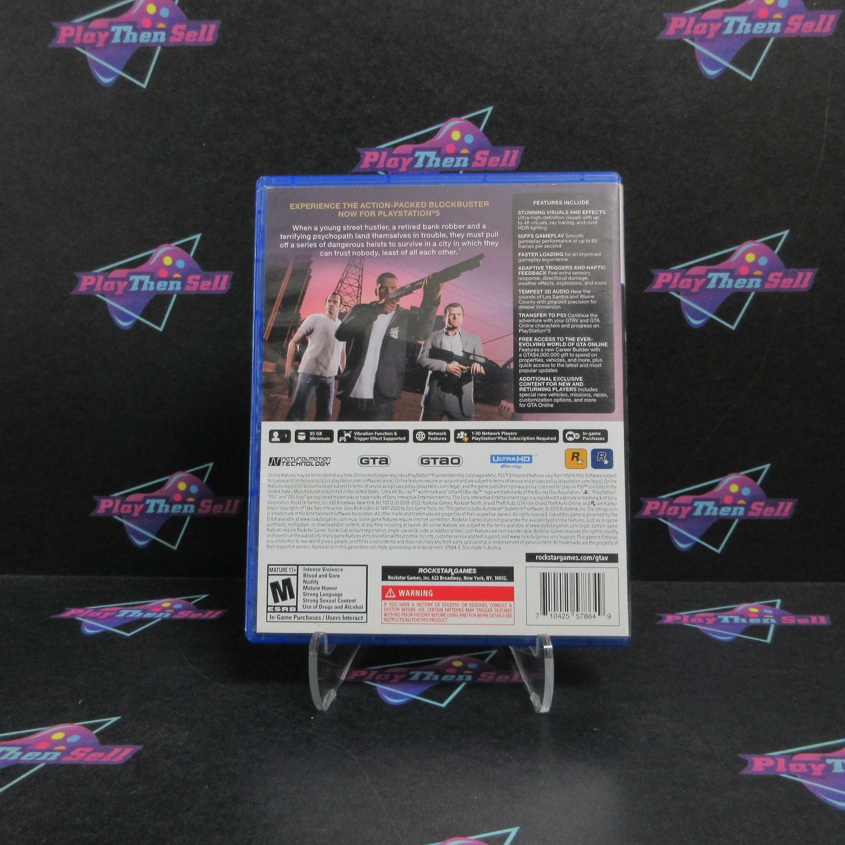 Grand Theft Auto V PS5 PlayStation 5 Complete - Very Good