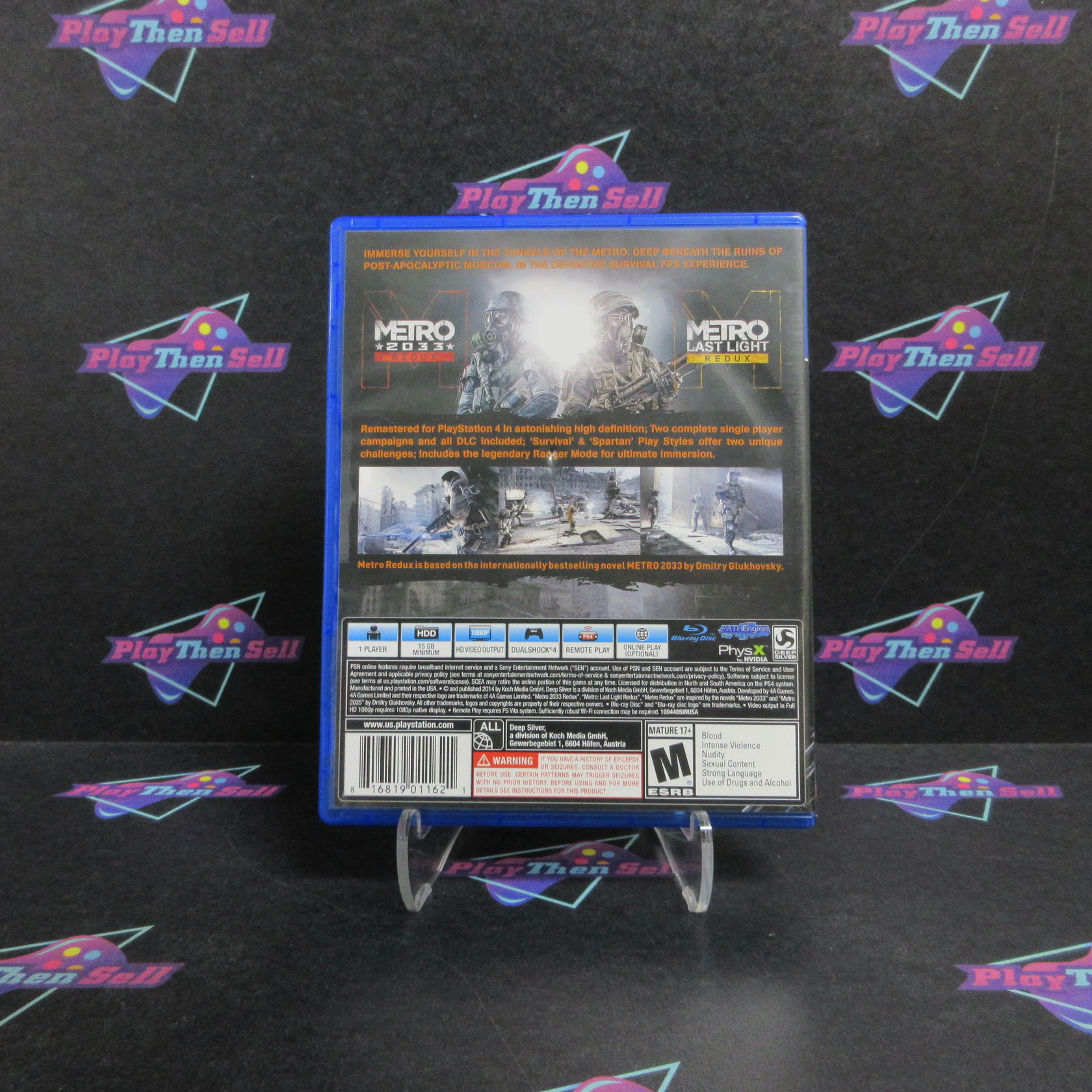 Metro Redux PS4 PlayStation 4 Complete - Very Good