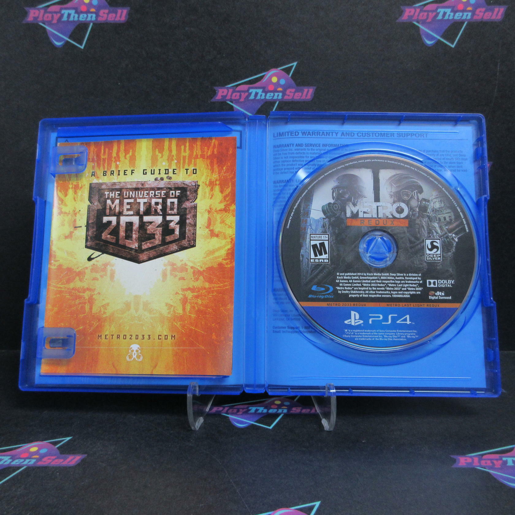 Metro Redux PS4 PlayStation 4 Complete - Very Good