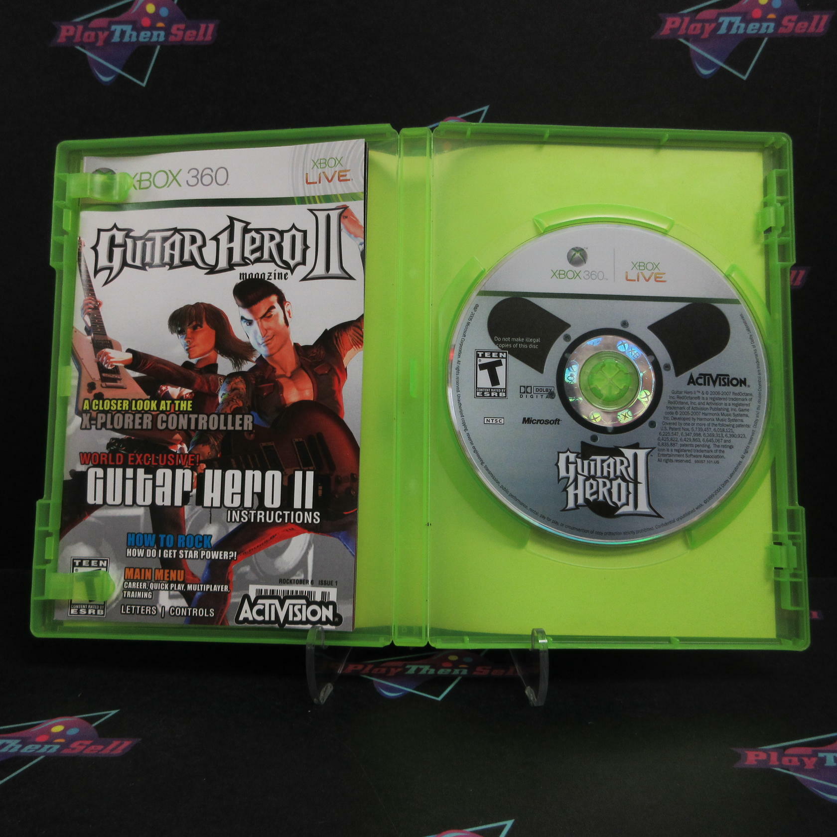 Guitar Hero II 2 Xbox 360 Complete - Very Good