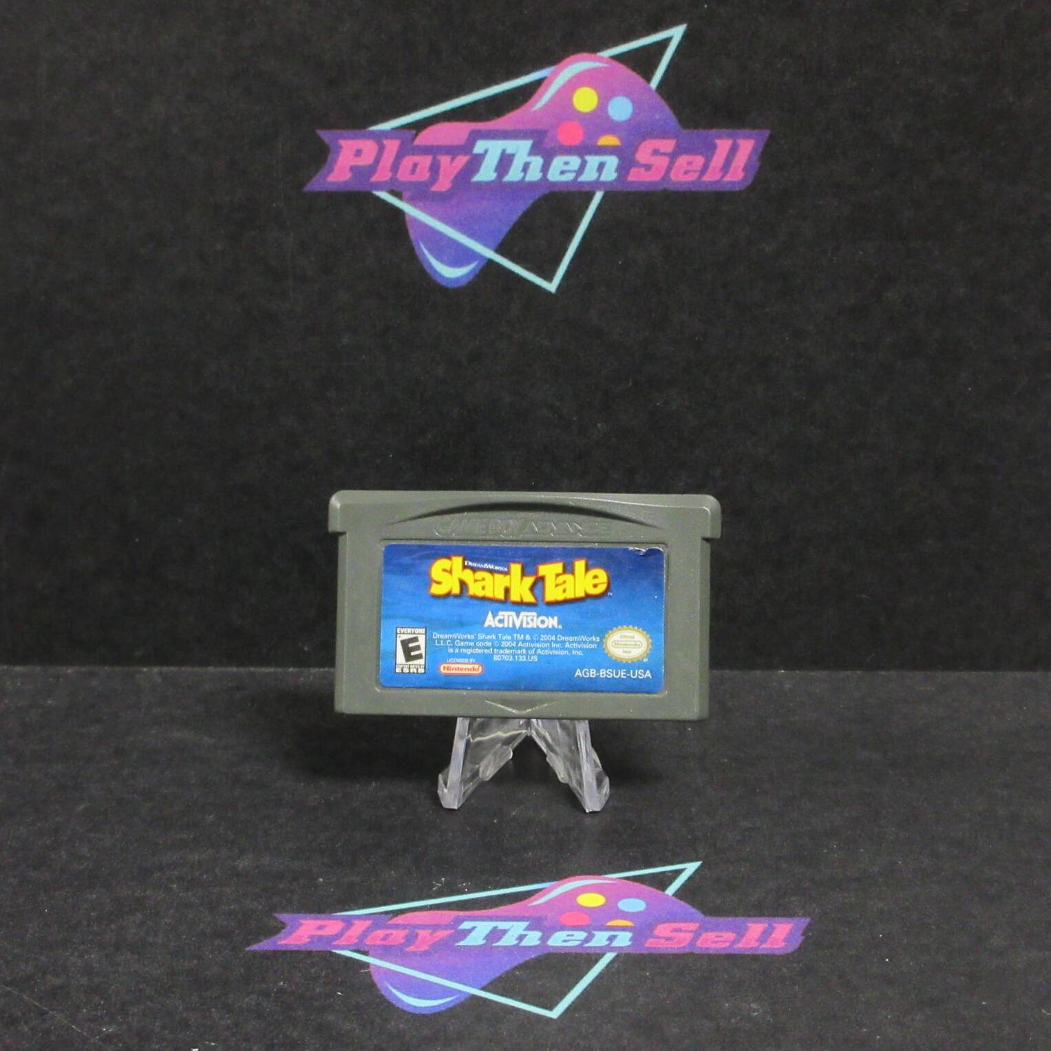 Shark Tale GBA Gameboy Advance Cartridge / Tested - Very Good