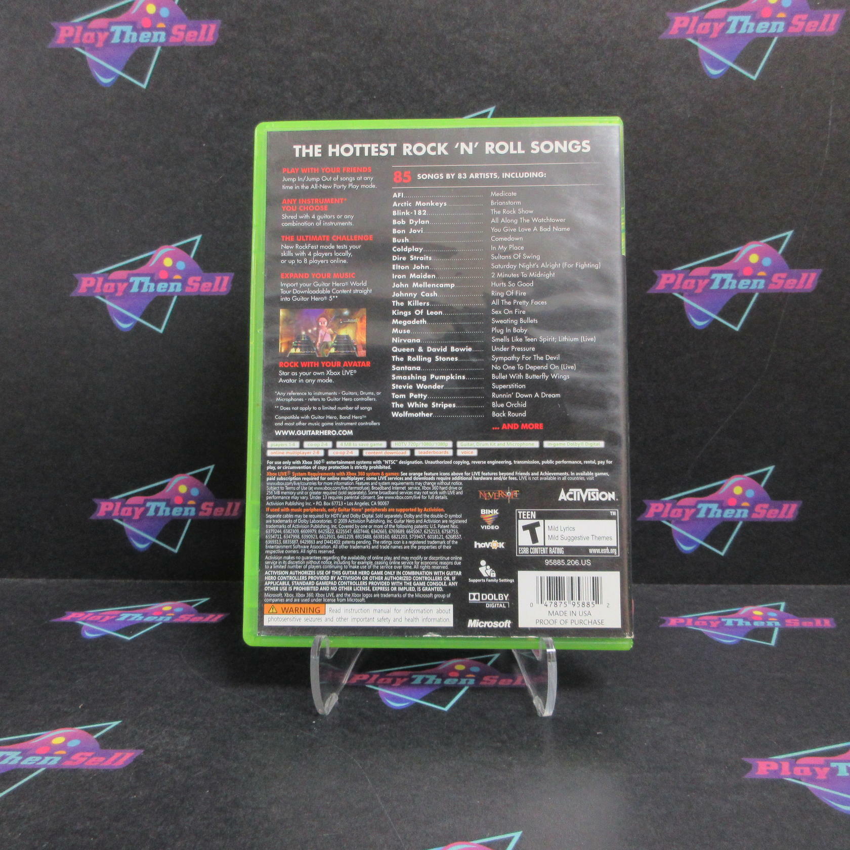 Guitar Hero 5 Xbox 360 Complete - Very Good