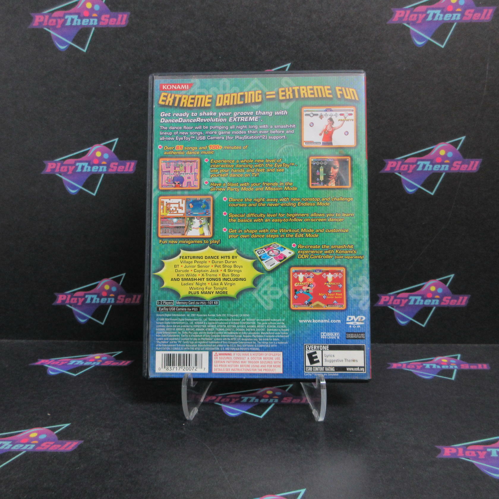 Dance Dance Revolution Extreme PS2 PlayStation 2 GH - Very Good