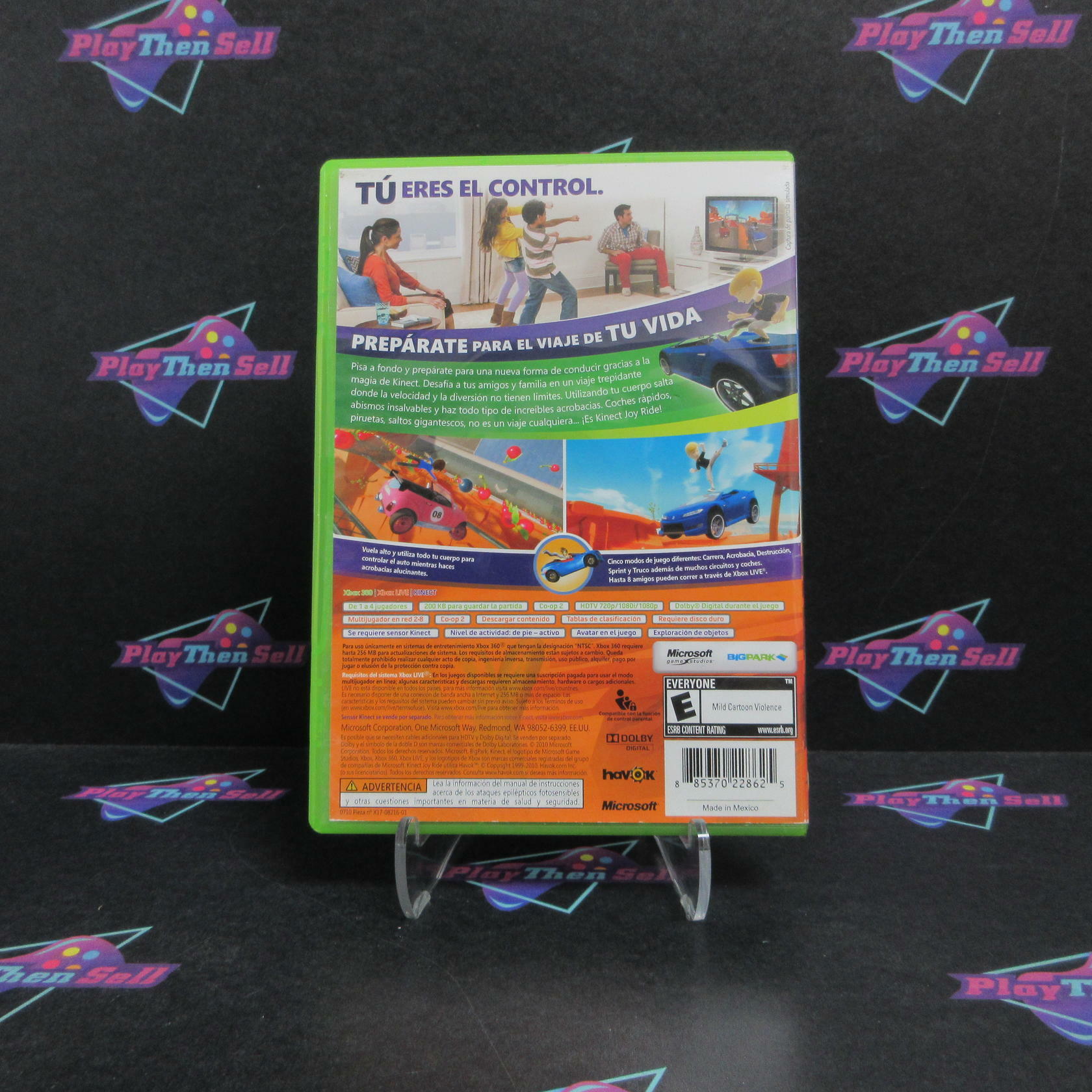 Kinect Joy Ride Spanish Edition Xbox 360 Complete - Very Good