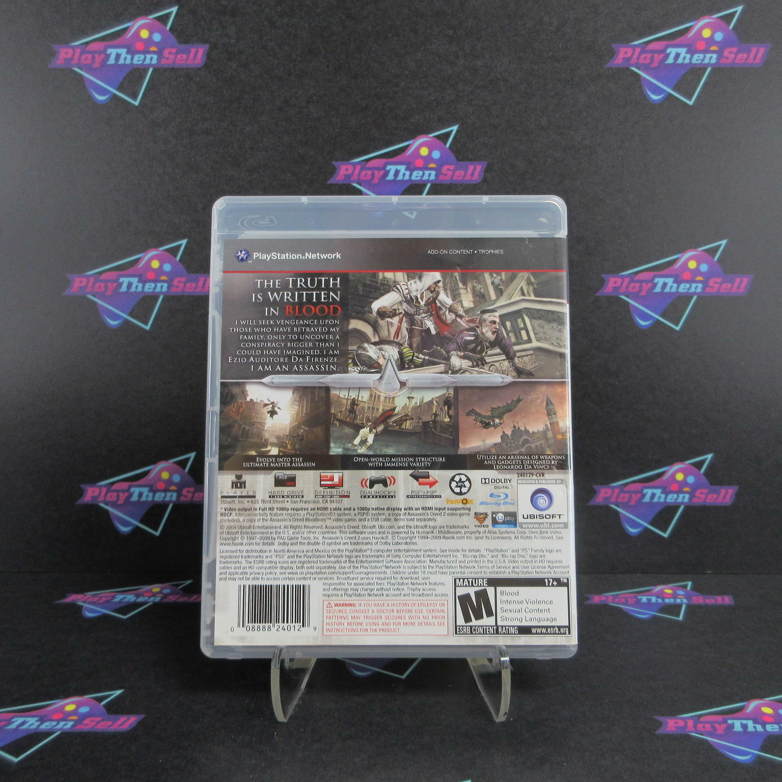 Assassin's Creed II PS3 PlayStation 3 Complete - Very Good