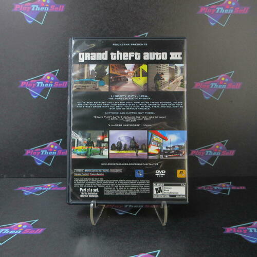 Grand Theft Auto III 3 Trilogy PS2 PlayStation 2 Complete - Refurbished
