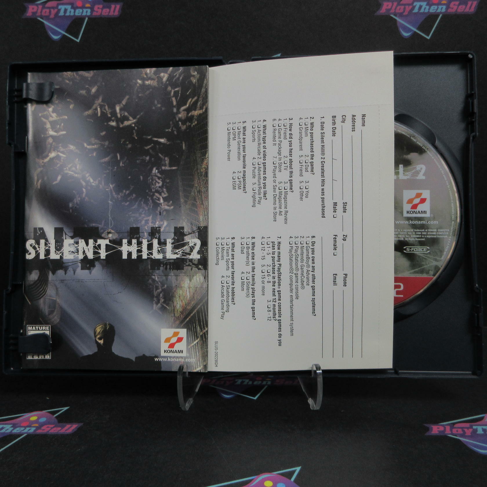 Silent Hill 2 PS2 PlayStation 2 GH + Reg Card Complete - Excellent