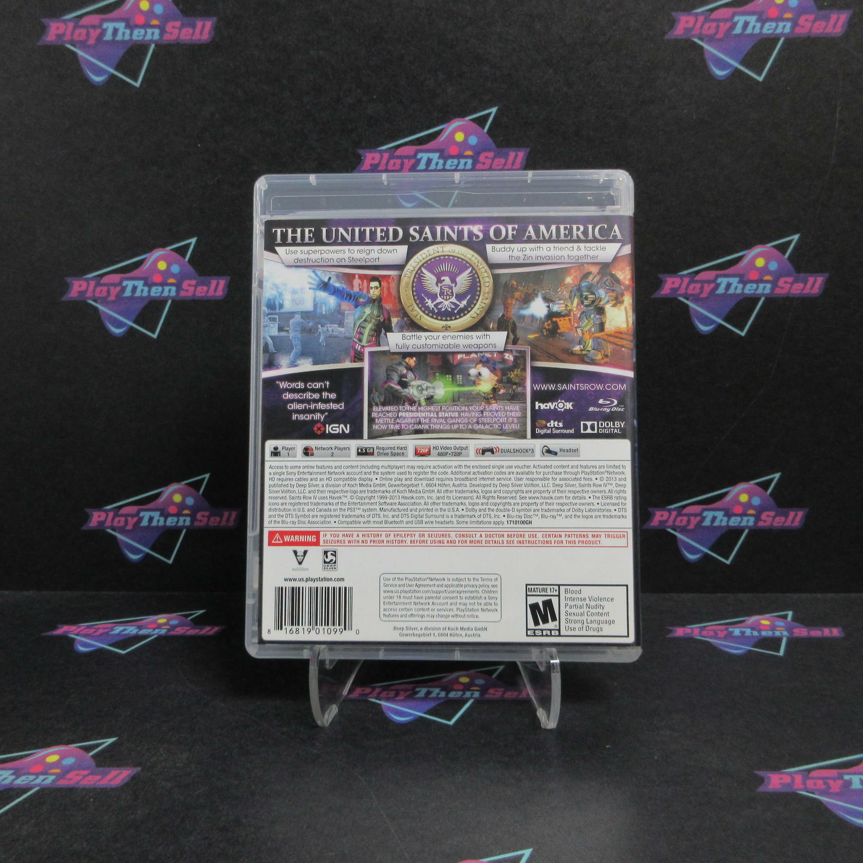 Saints Row IV PS3 PlayStation 3 GH Complete - Excellent